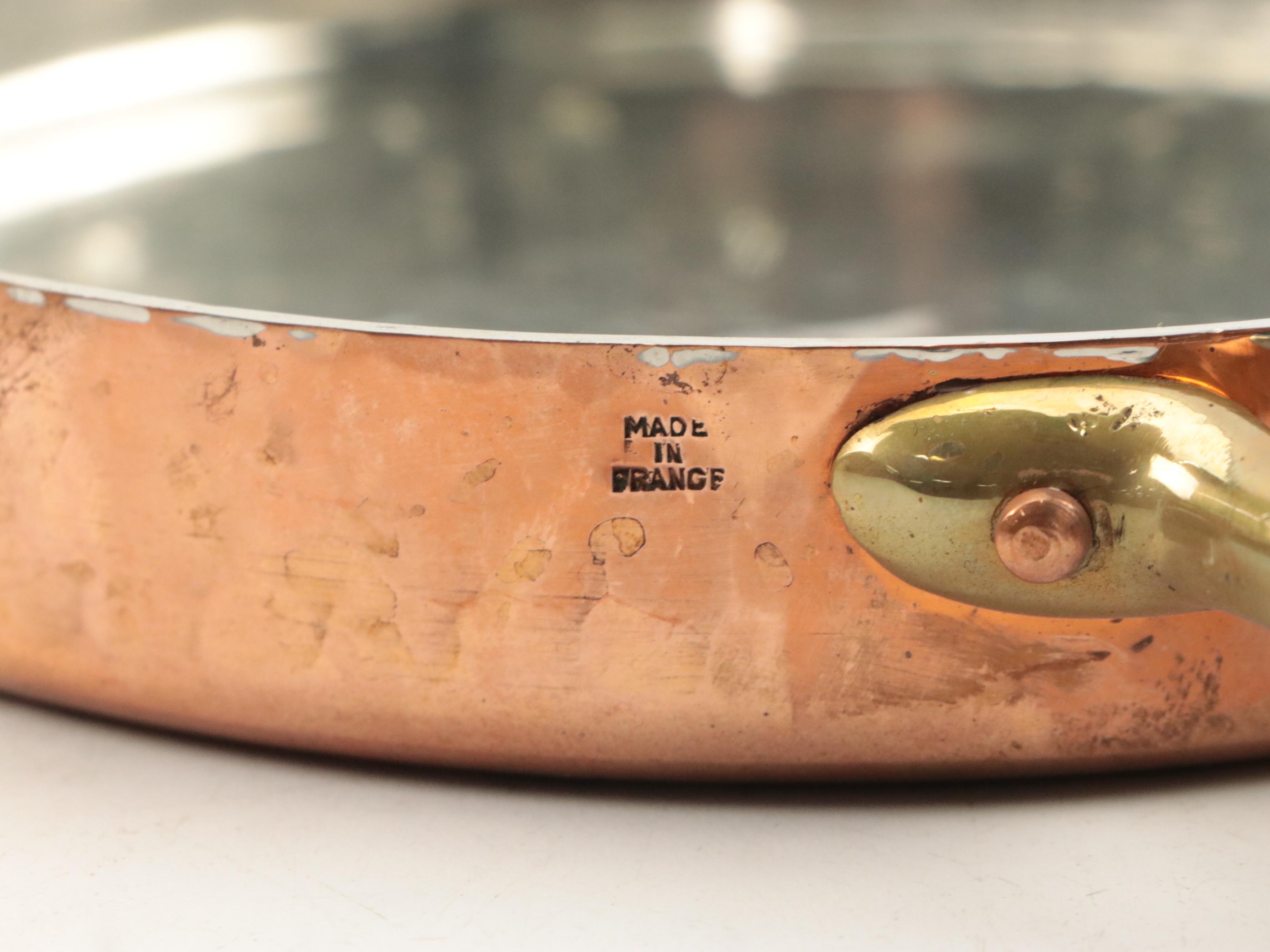 Cordon Bleu and Other French Hammered Copper Pots and Copper Mold