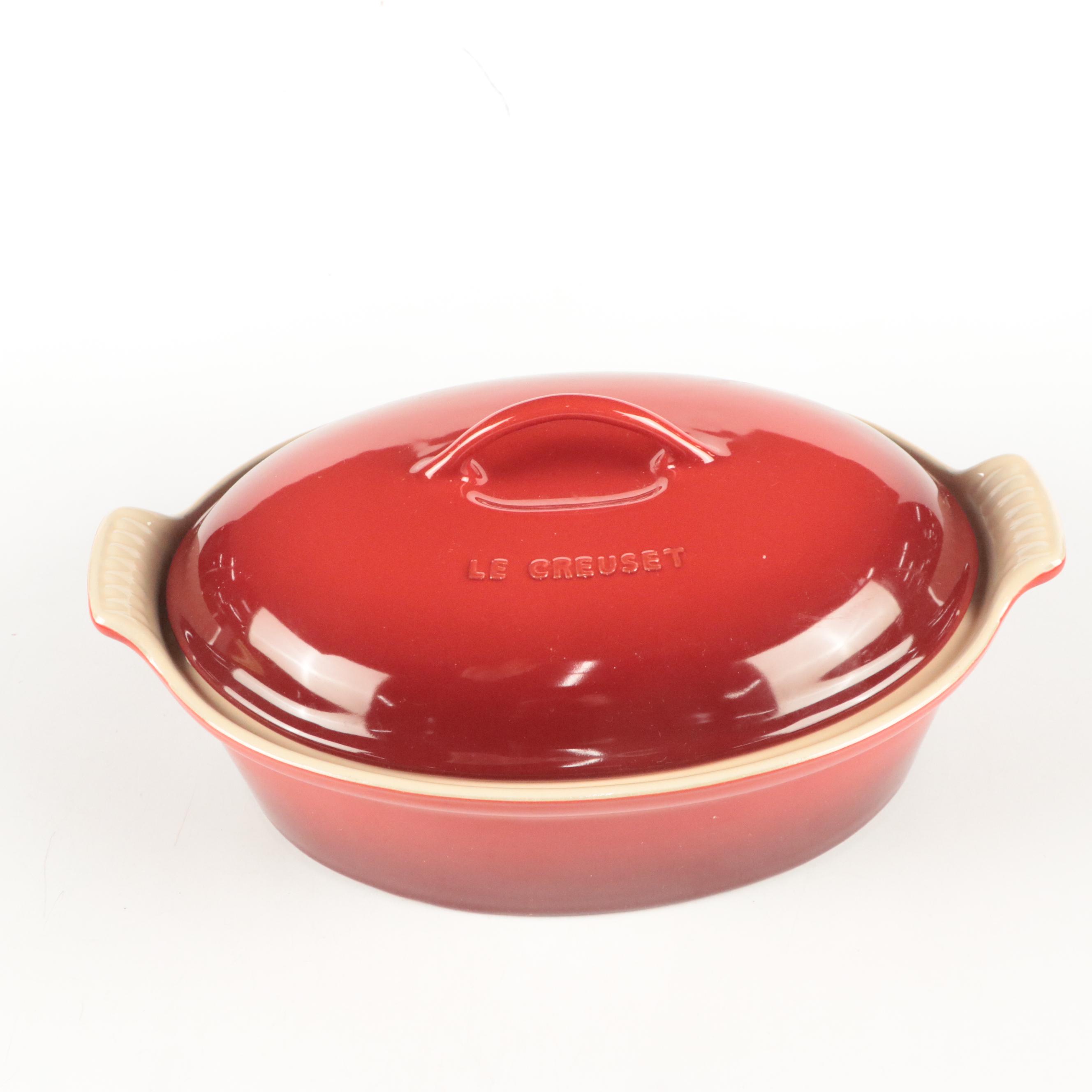 Le Creuset Stoneware Heritage Covered Casserole