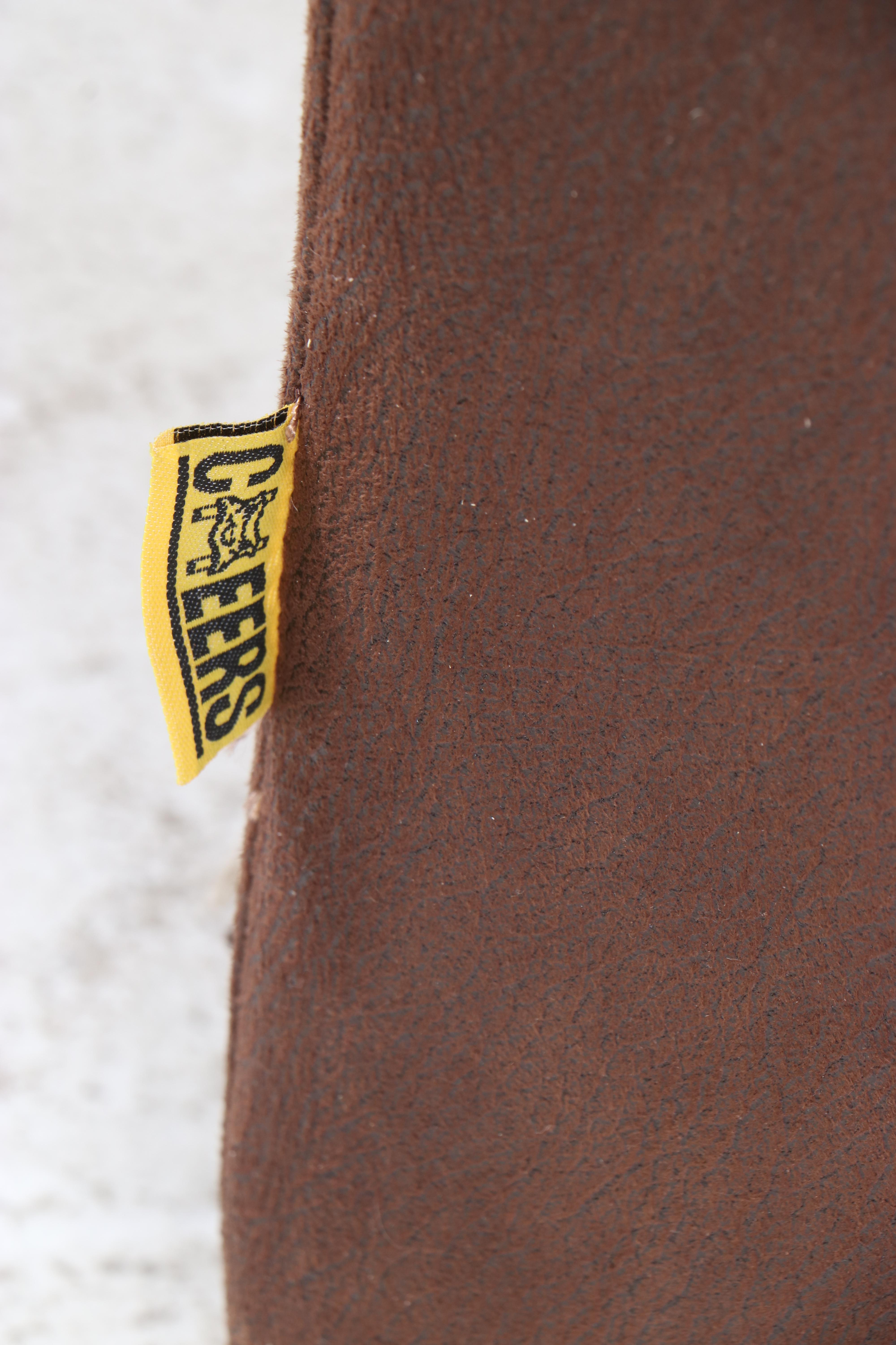 Cheers Faux-Leather Dual-Reclining and Rocking Loveseat