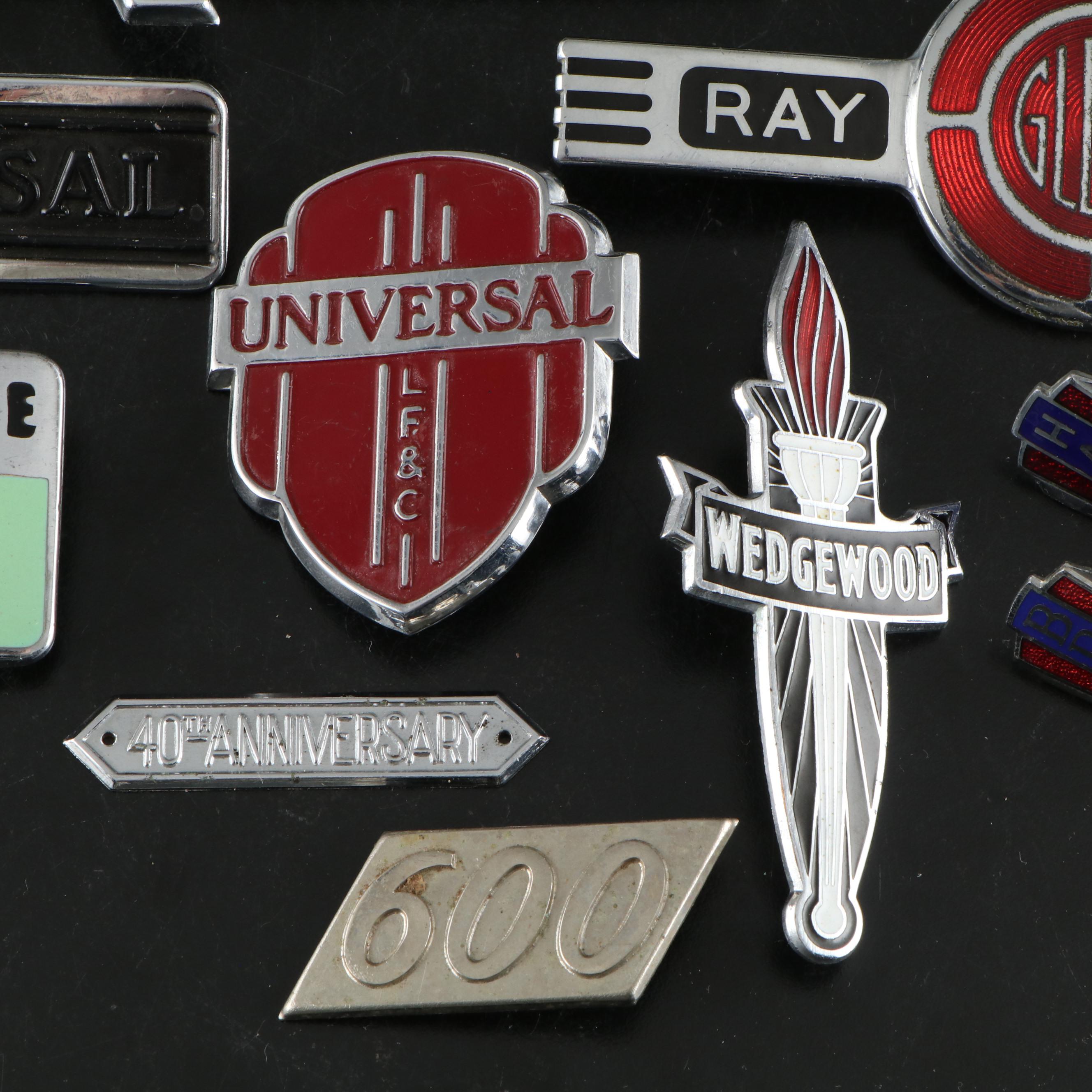 Westinghouse, Universal, Wedgewood and Other Stove Emblems