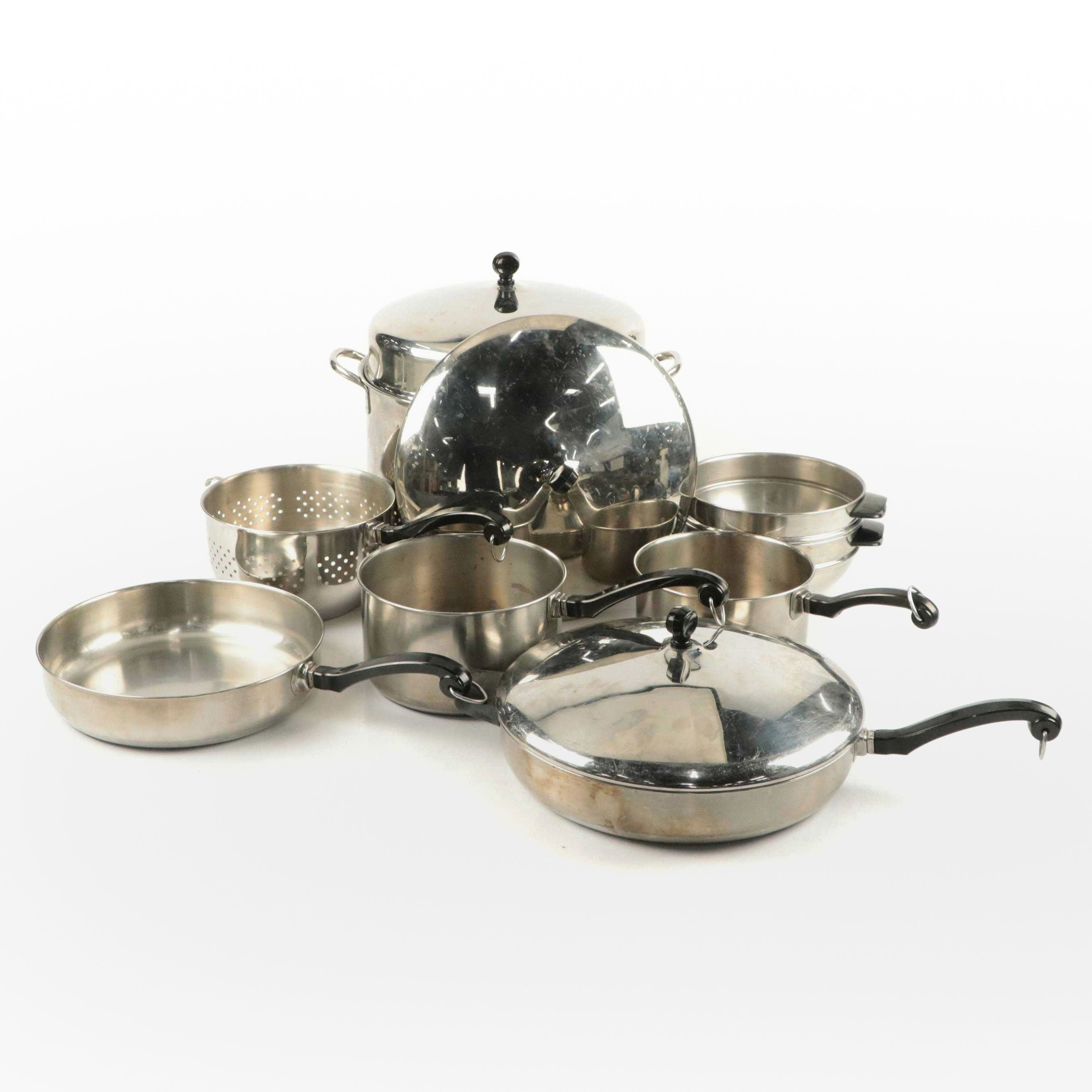 Farberware Aluminum Clad Stainless Steel Pots and Pans