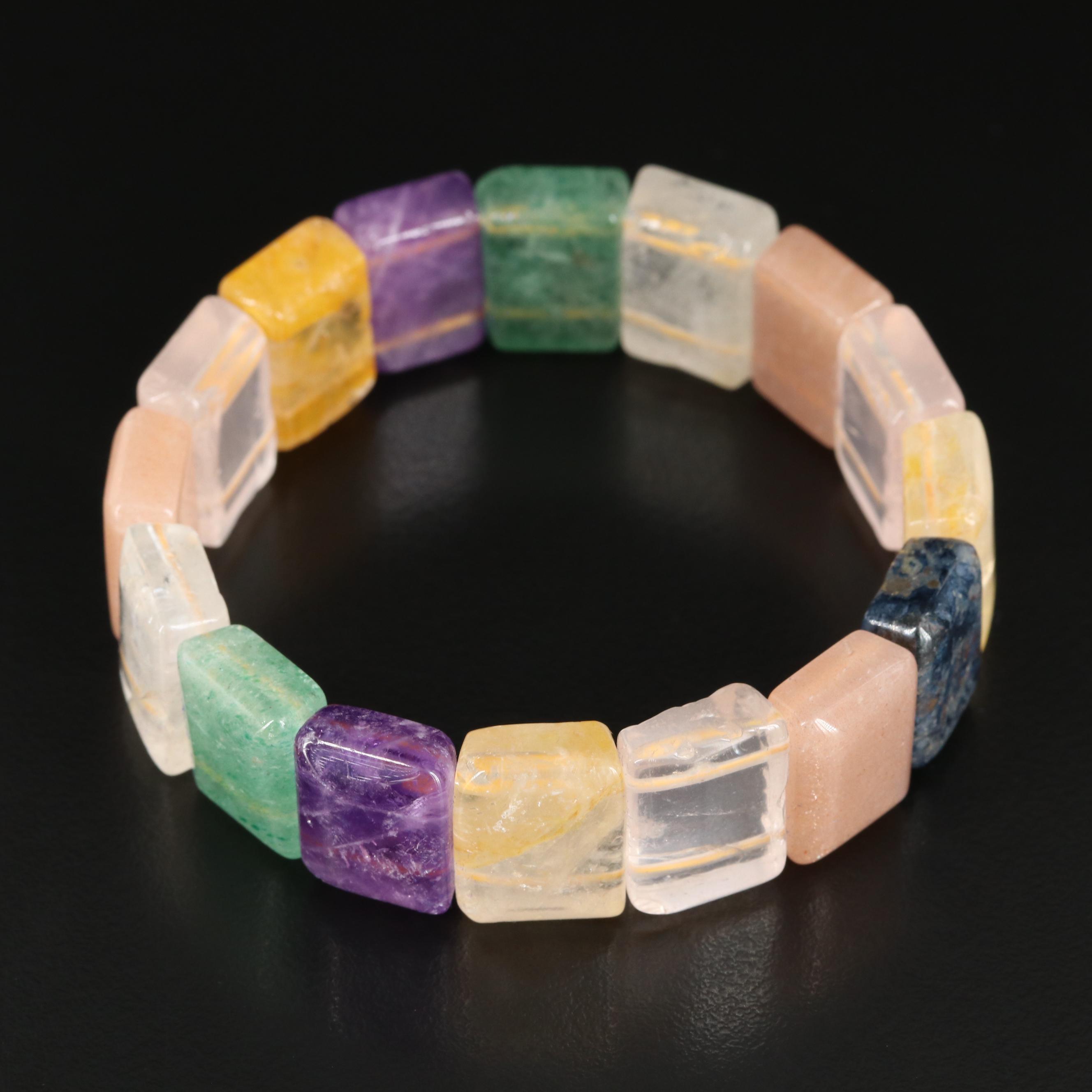 Gemstone Panel Bracelet