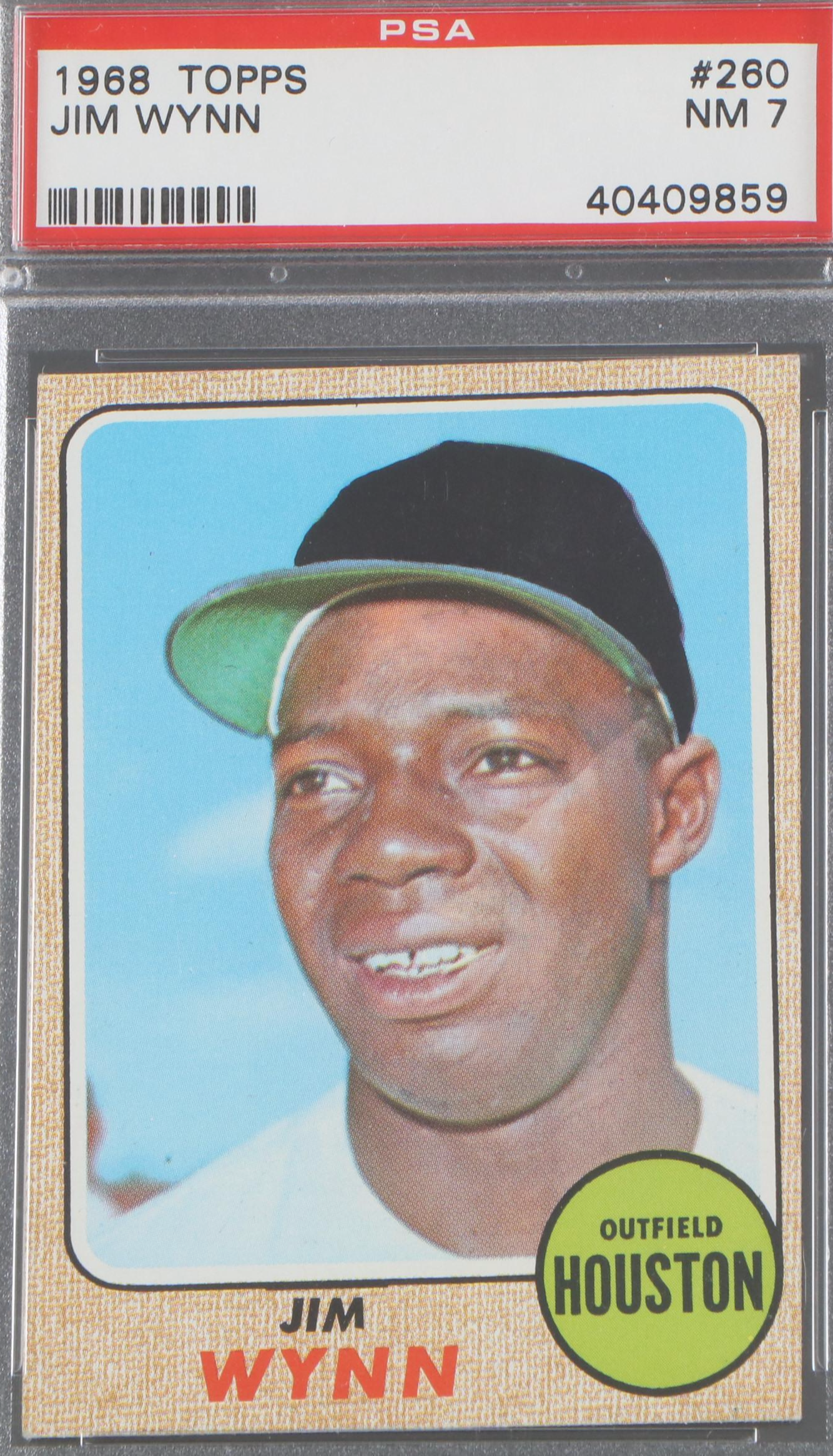 1968 Topps Jim Wynn #260 Graded PSA 7 Baseball Card