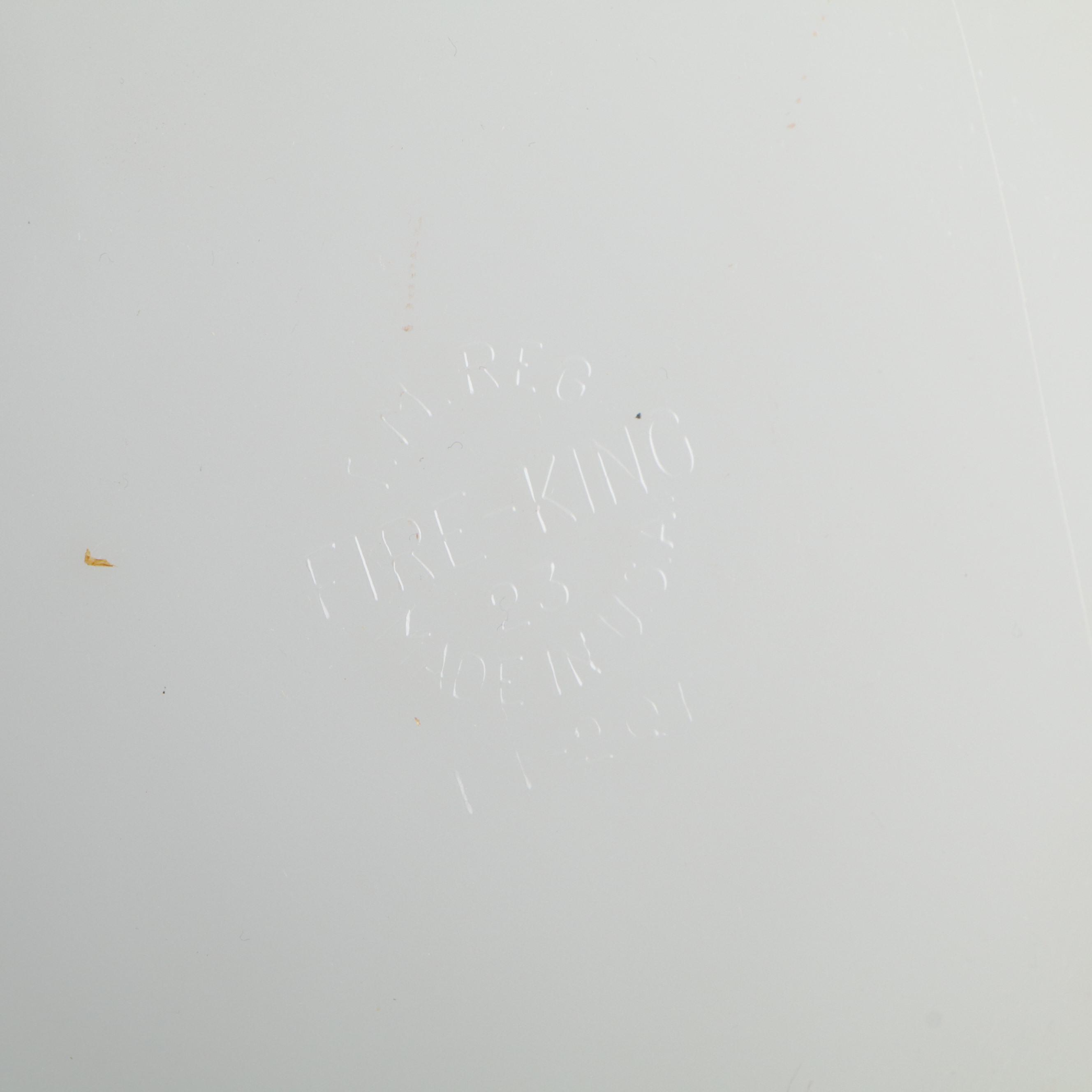 Anchor Hocking "Fruit" Glass Casserole Dish with Pyrex Glass Pie Dishes and More