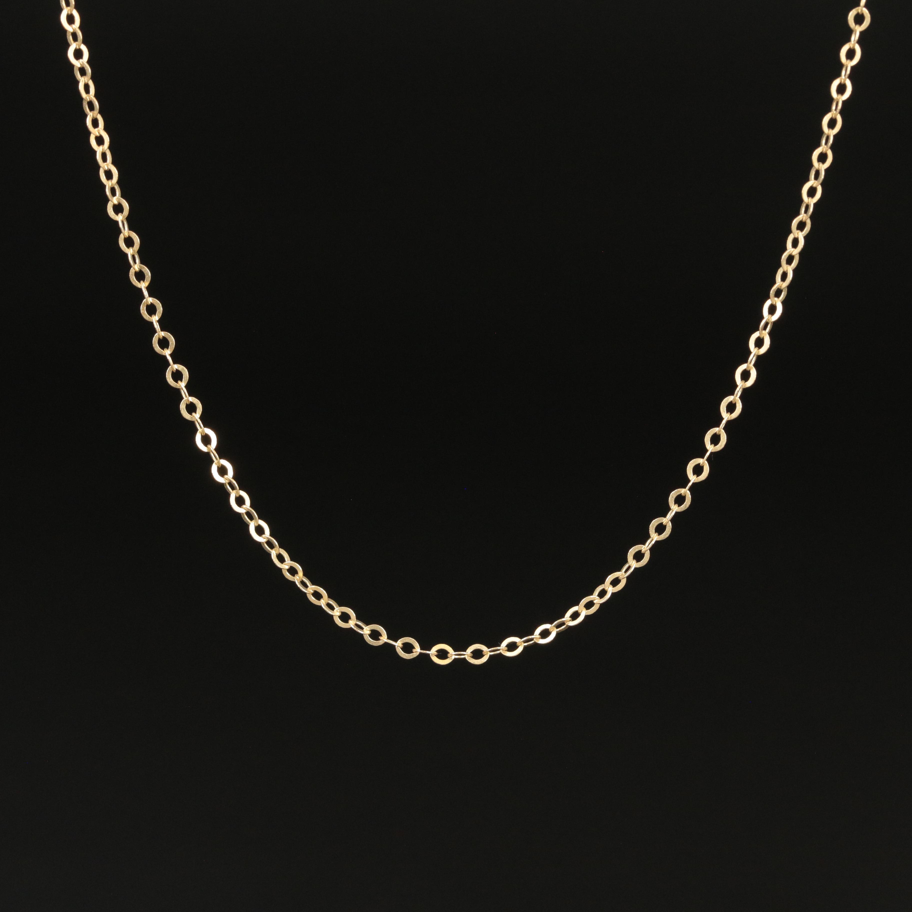 14K Cable Chain Necklace