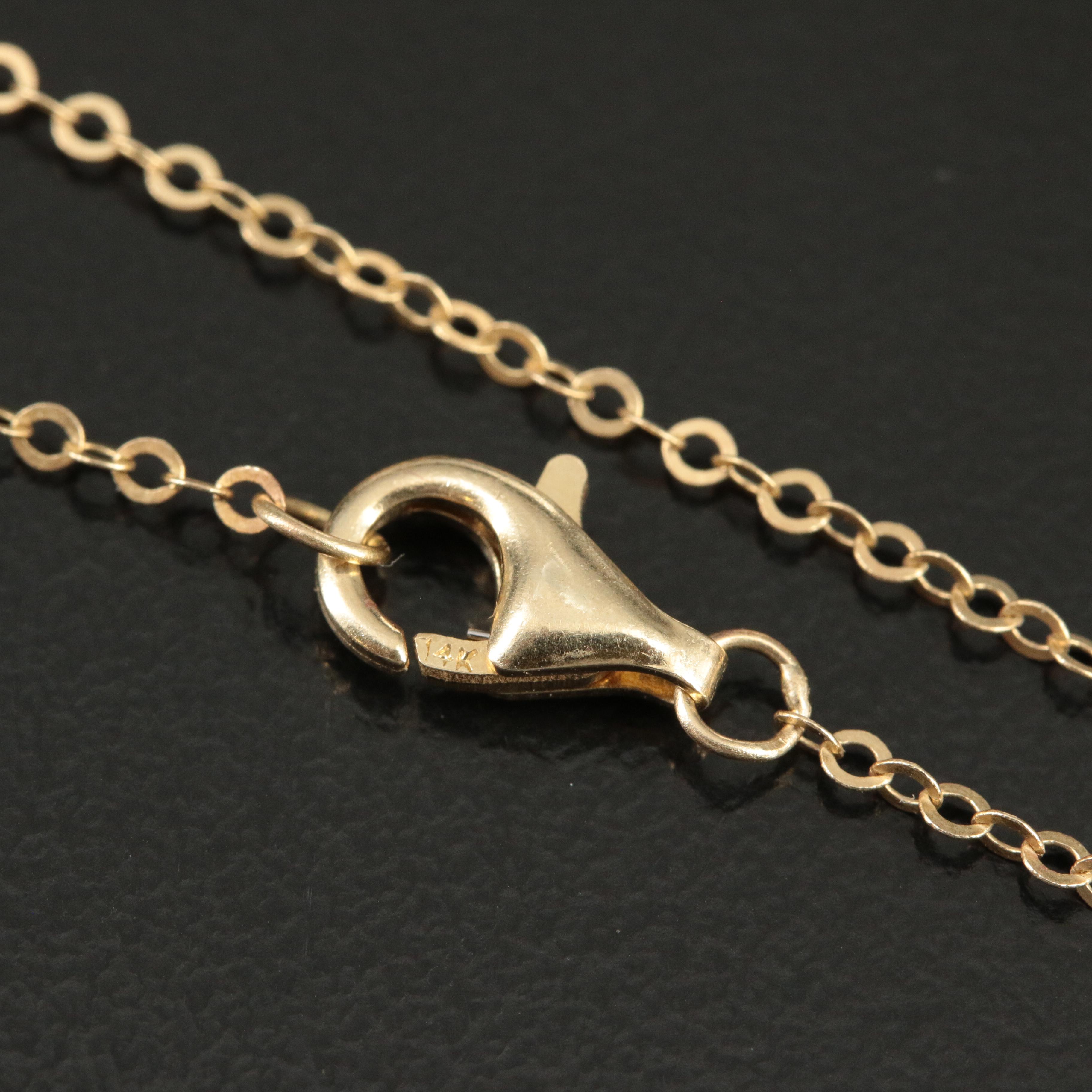 14K Cable Chain Necklace