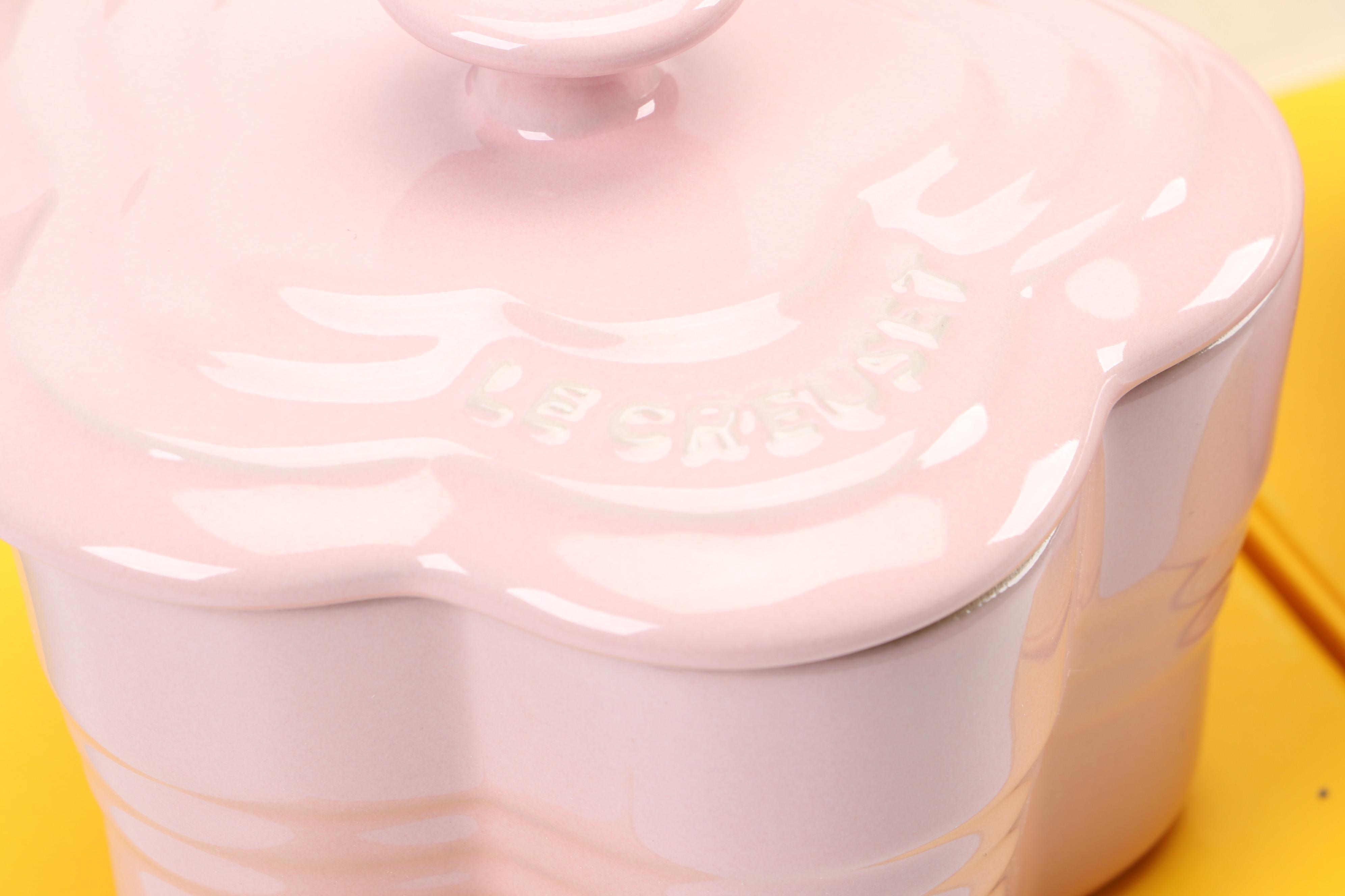 Le Creuset Enameled Cast Iron Griddle with Stoneware Baking Dish and Ramekins