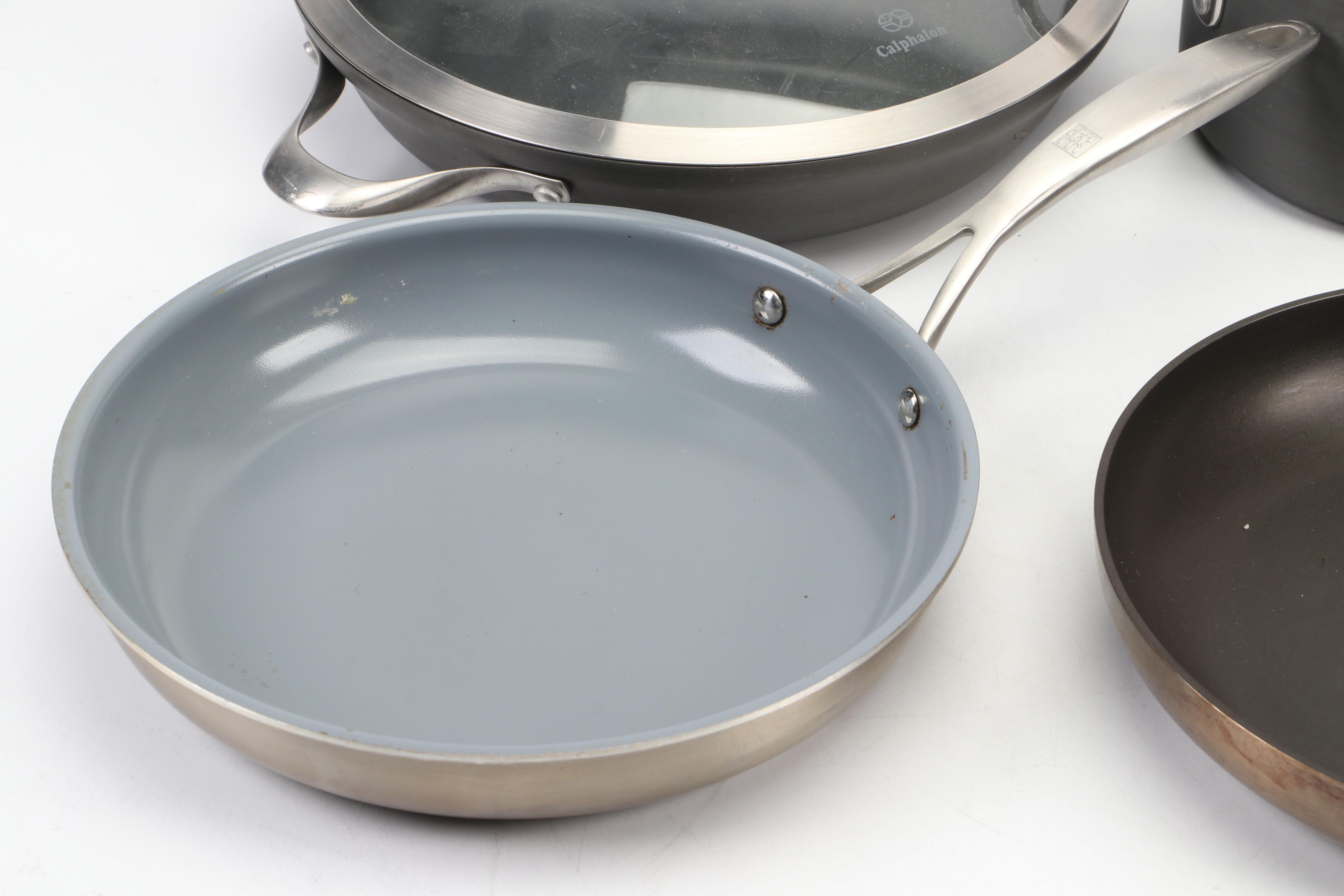 All-Clad Splatter Screen with Other Pots and Pans