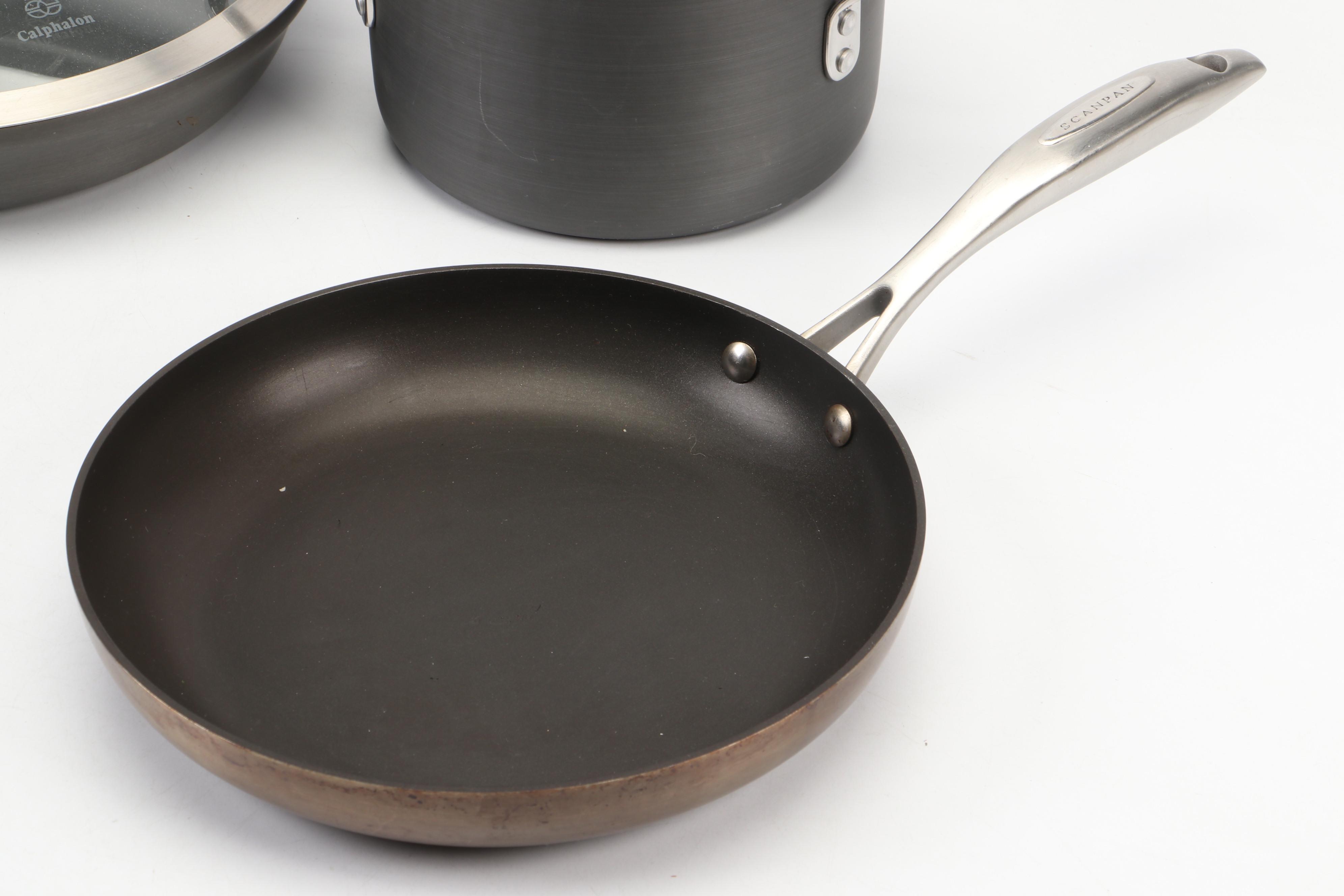 All-Clad Splatter Screen with Other Pots and Pans