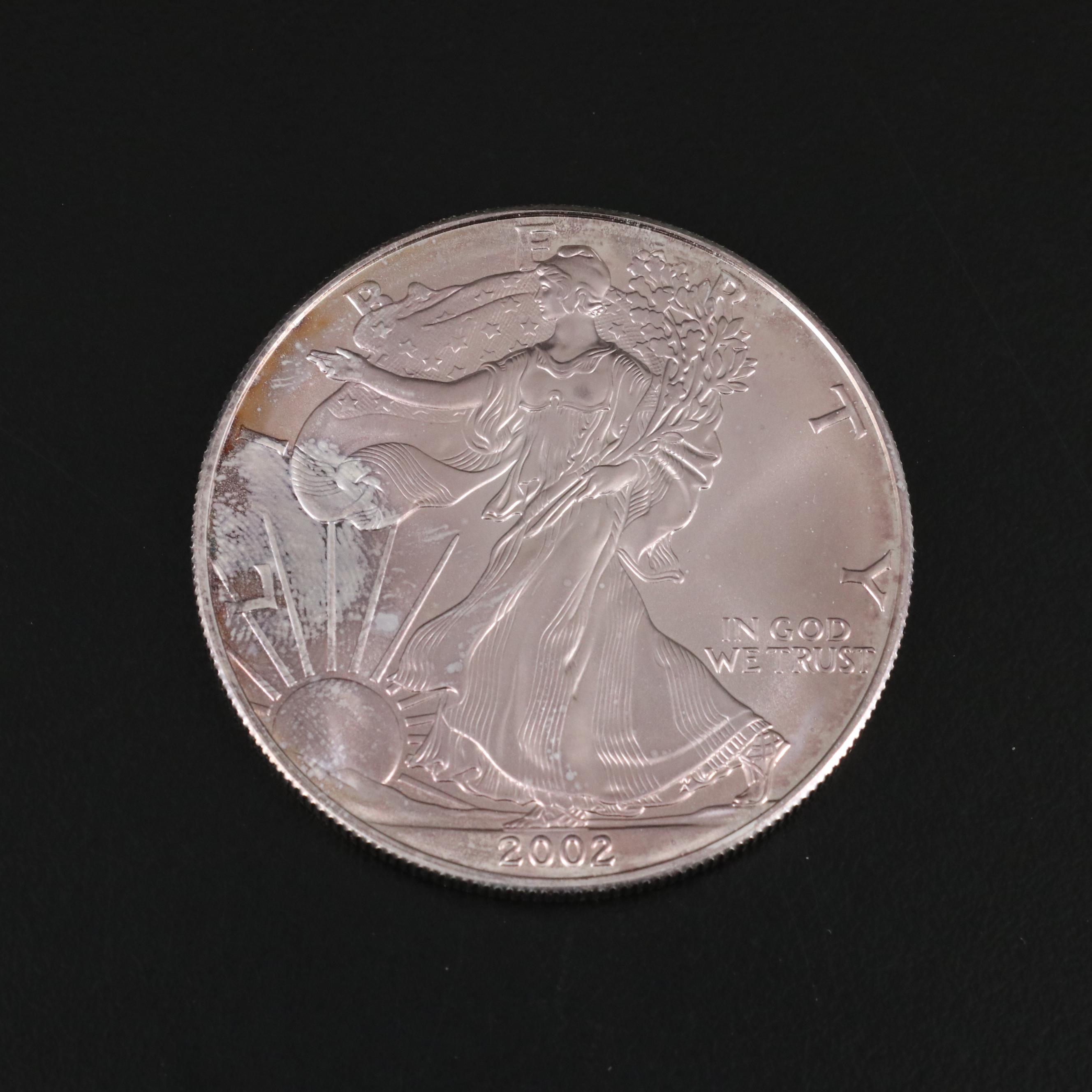 Five American Silver Eagles Including 2016