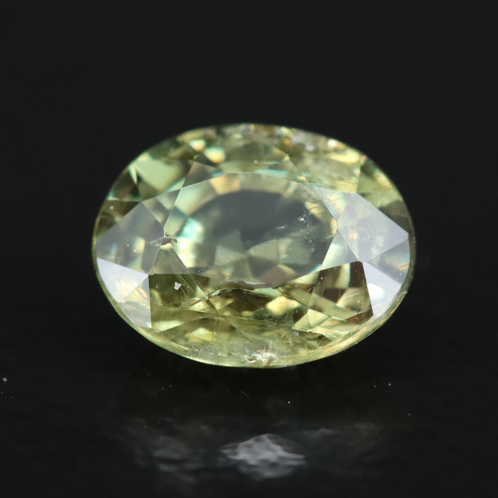 Loose 1.13 CT Demantoid Garnet