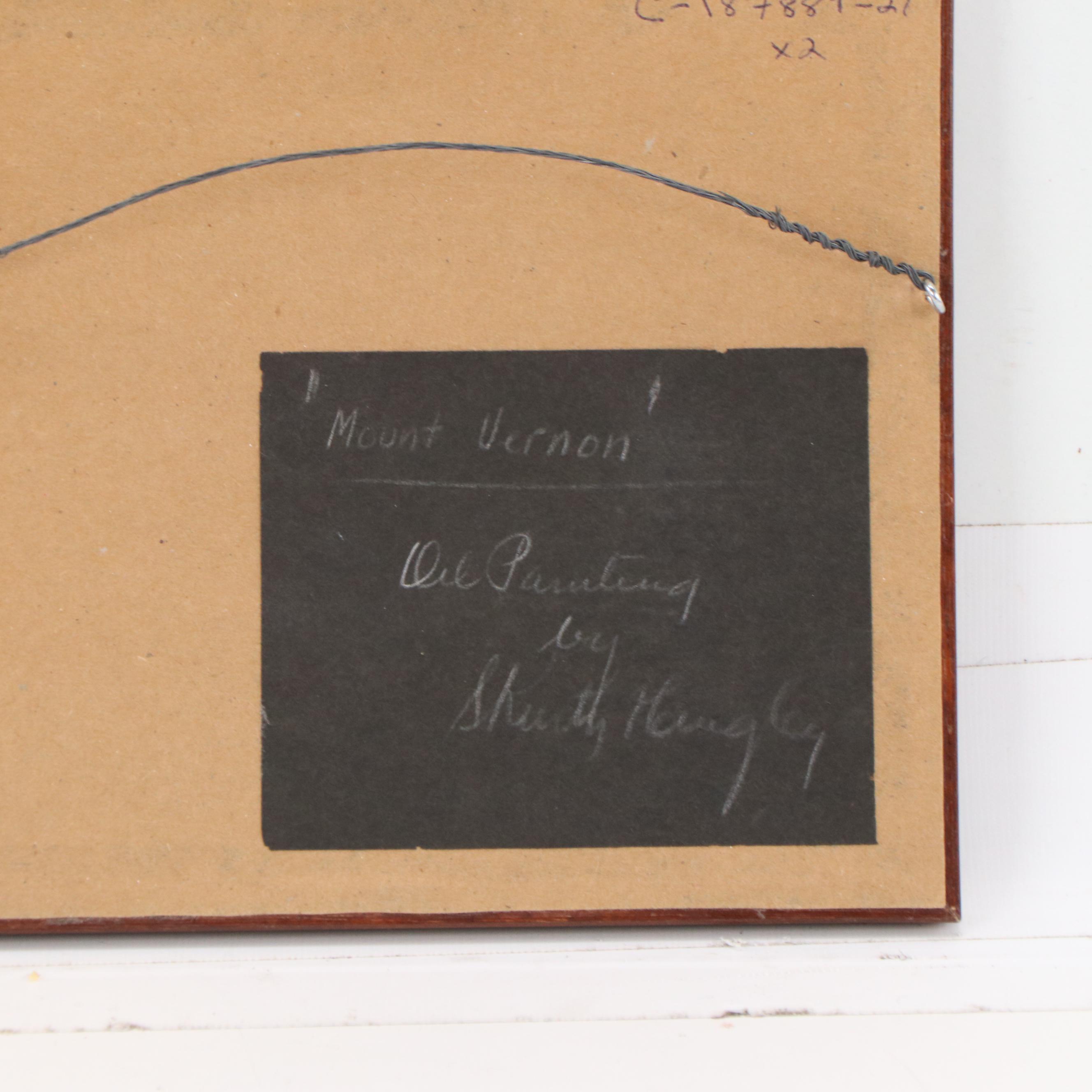 Architectural Oil Paintings of Mount Vernon