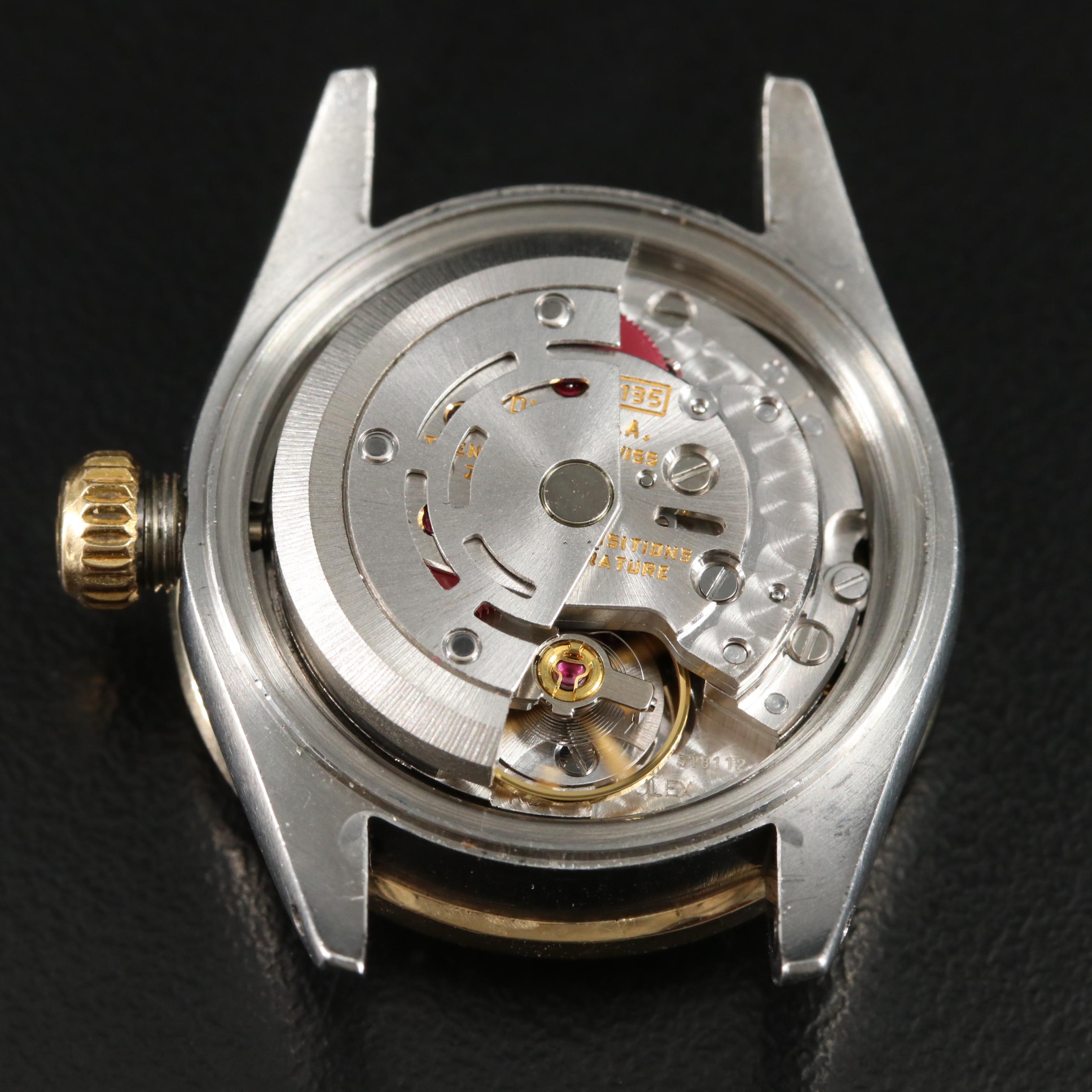 18K and Stainless Steel 1988 Rolex Datejust Diamond Watch