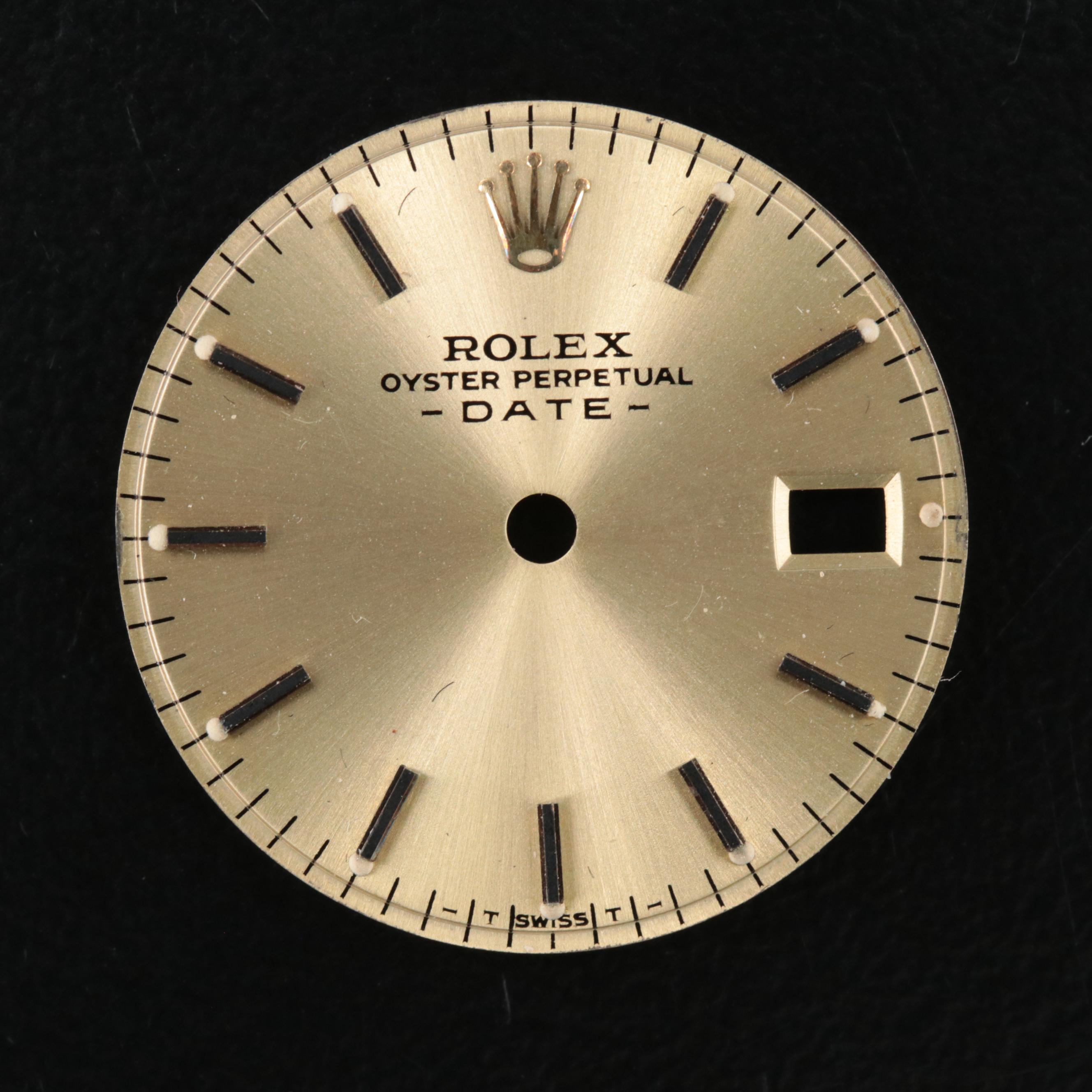 Two Rolex Watch Dials