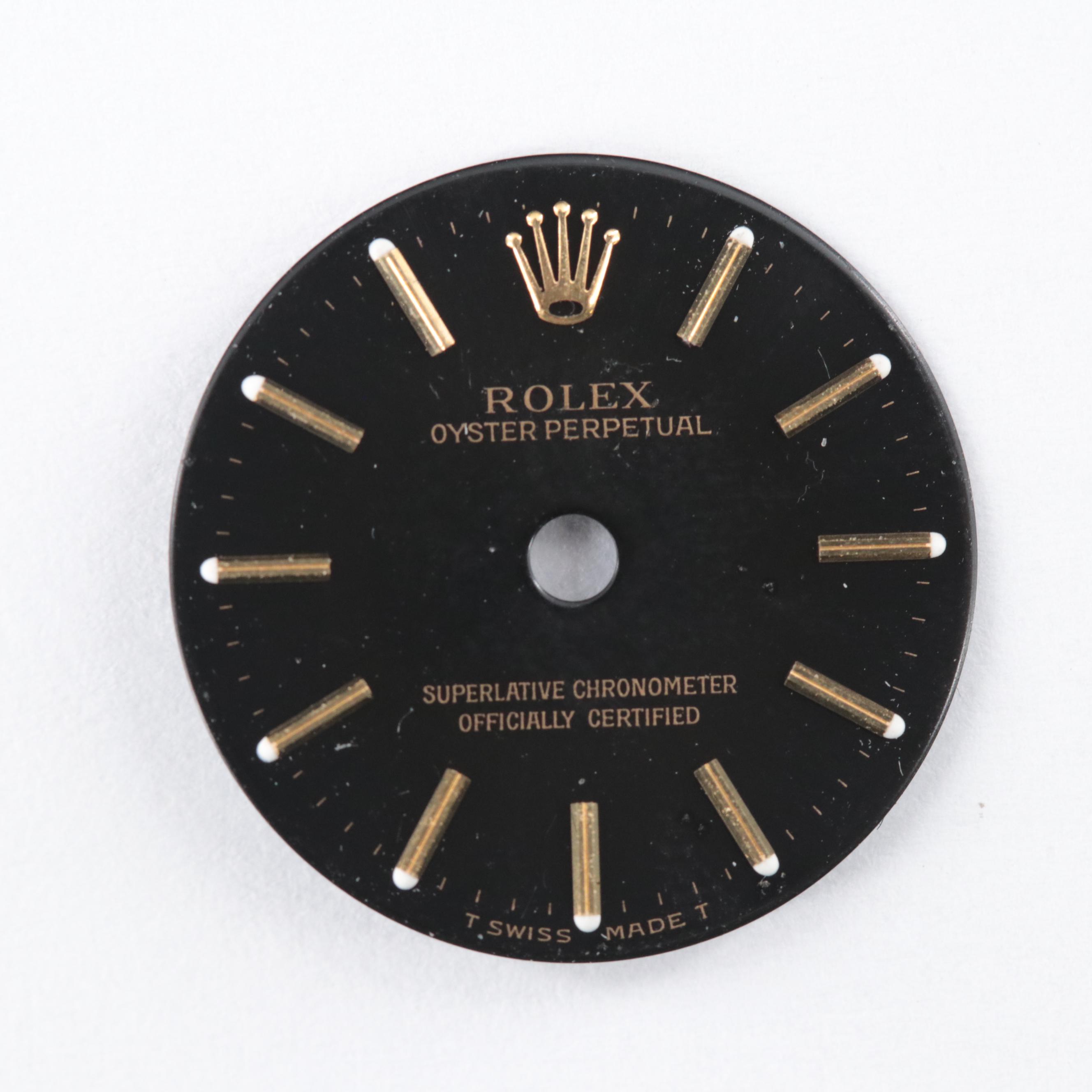 Two Rolex Watch Dials