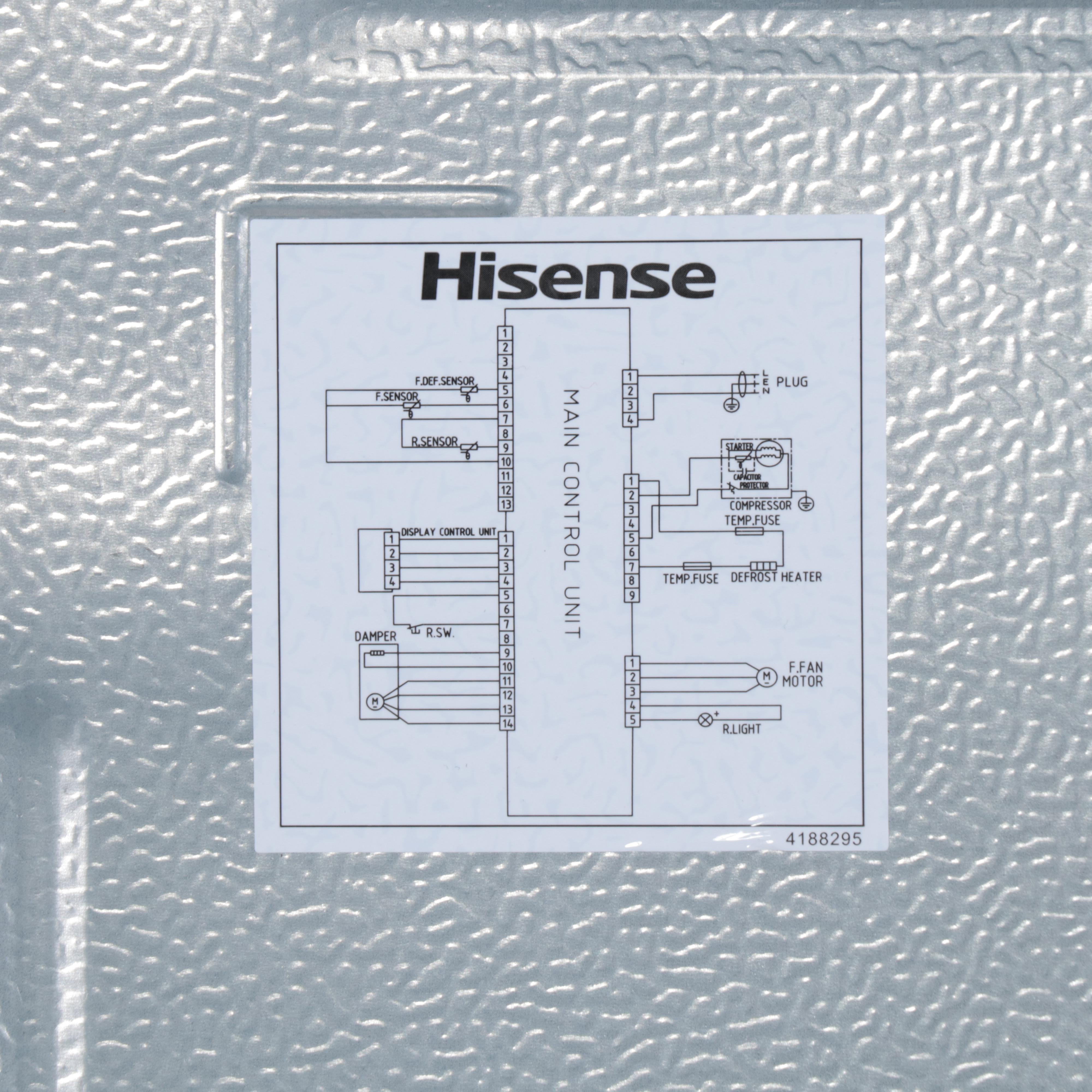Hisense White 17.2 Cu. Ft. Counter-Depth Bottom-Freezer Refrigerator