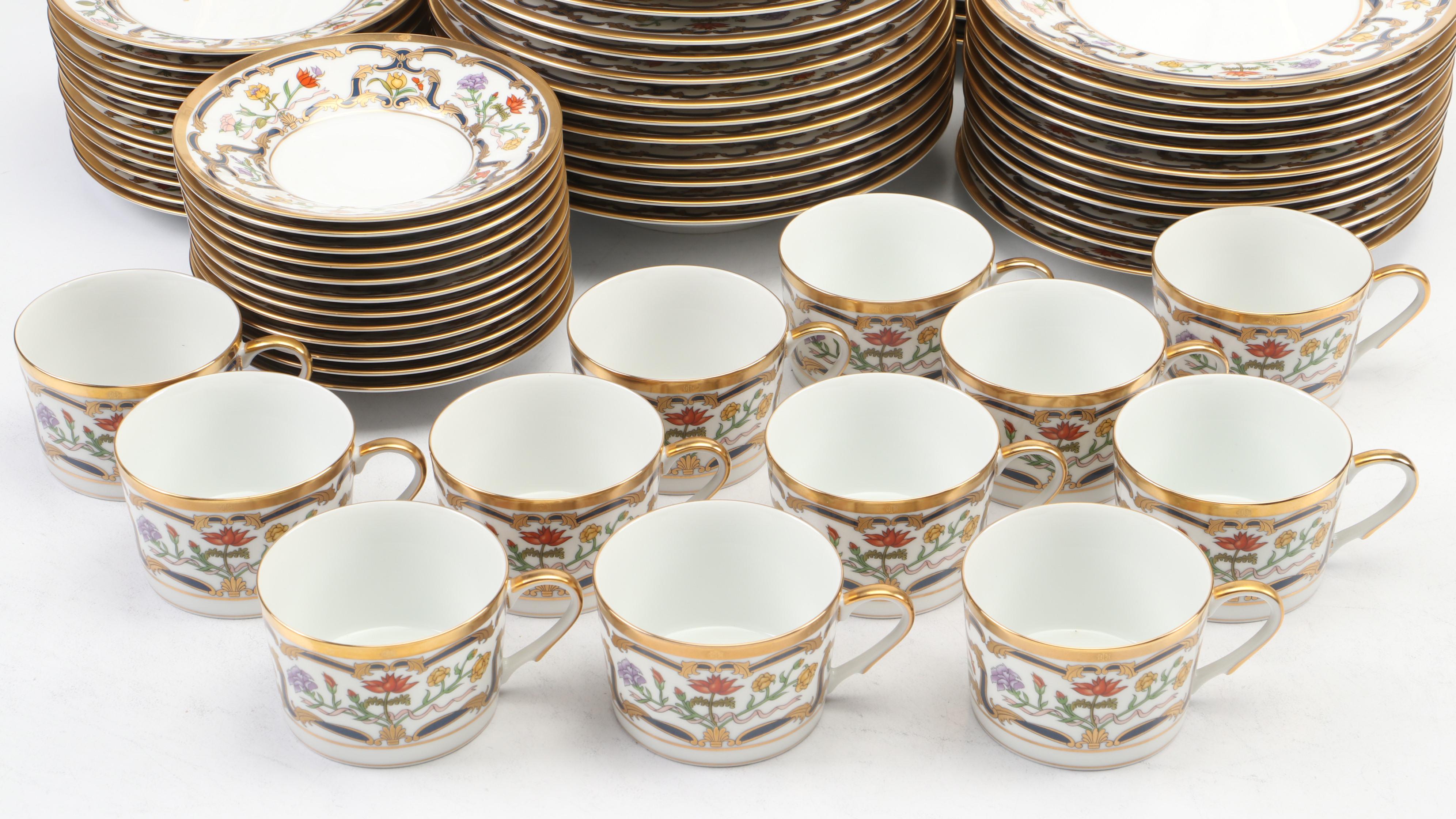 Christian Dior "Renaissance" Porcelain Dinnerware, 1990s