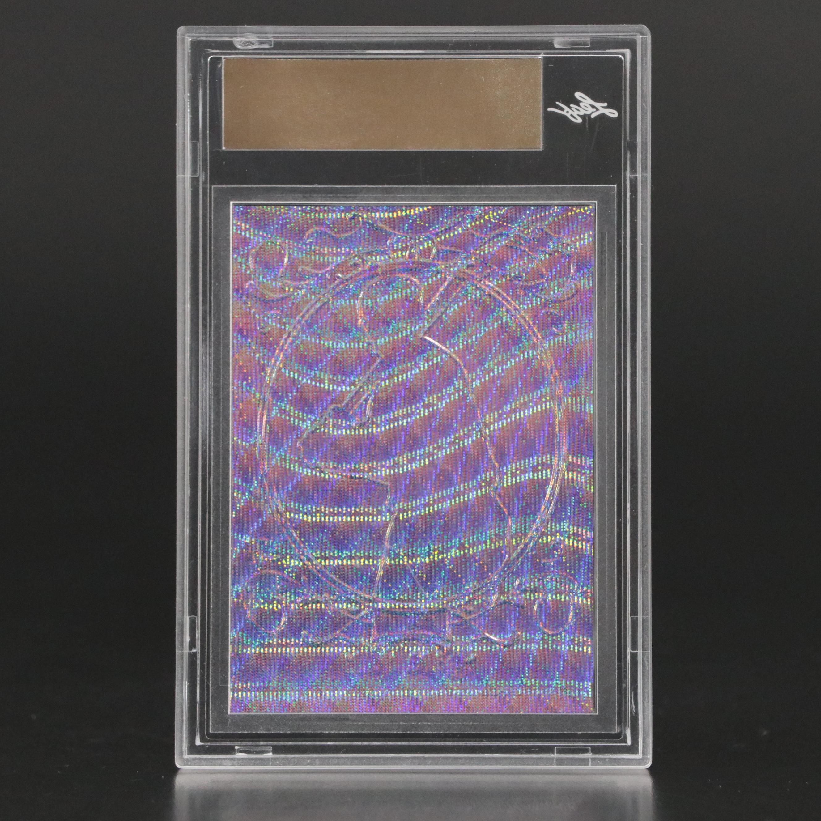 2019 Leaf Metal Babe Ruth Yankee Stadium Seat Pre-Production Proof Wave Red 1/1