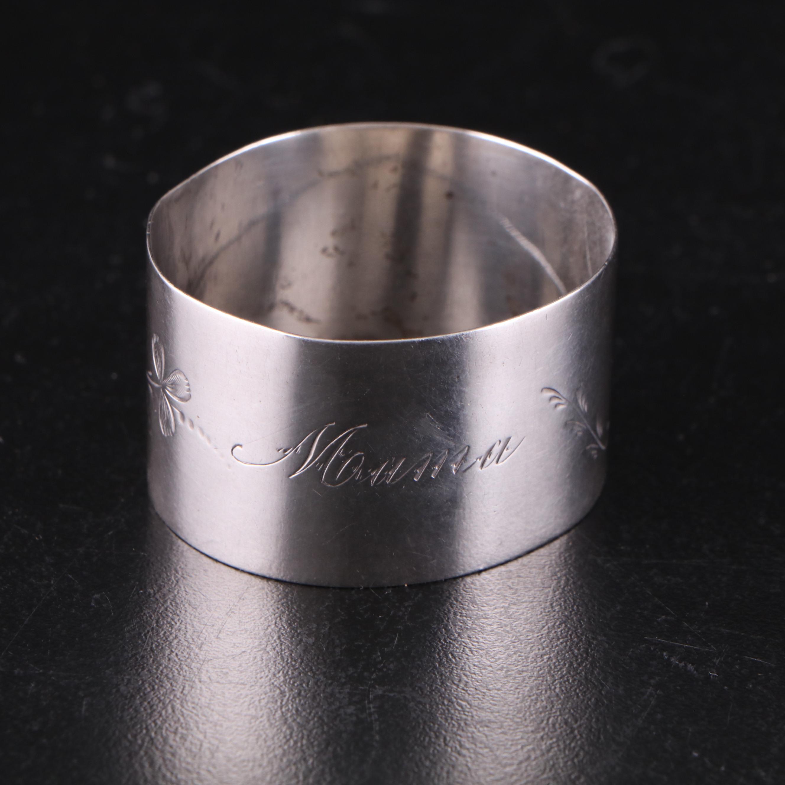 Fisher Sterling Silver Toothpick Holders with Coin Silver Tableware