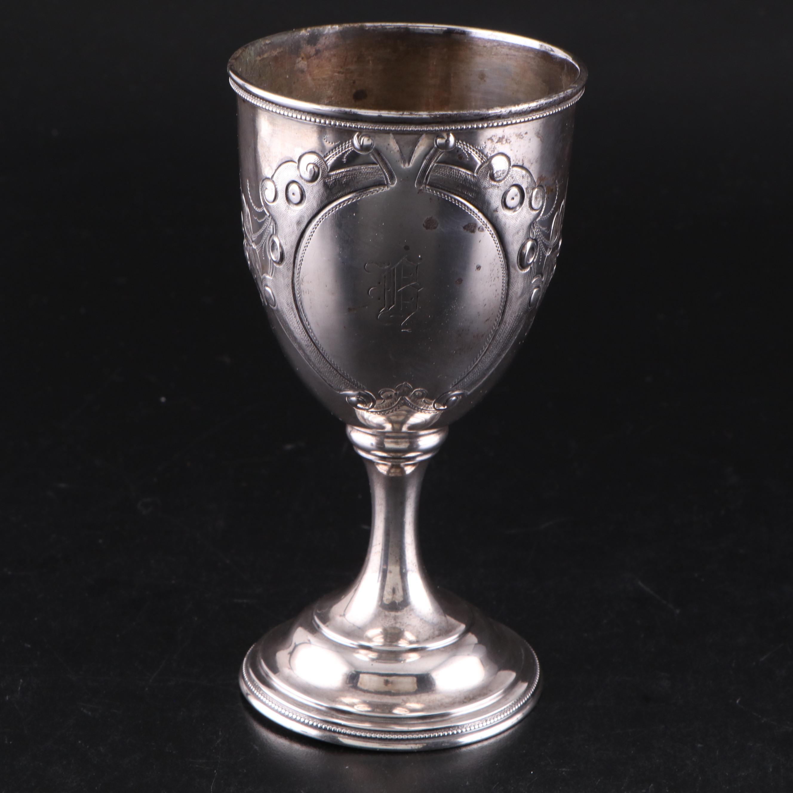 Fisher Sterling Silver Toothpick Holders with Coin Silver Tableware