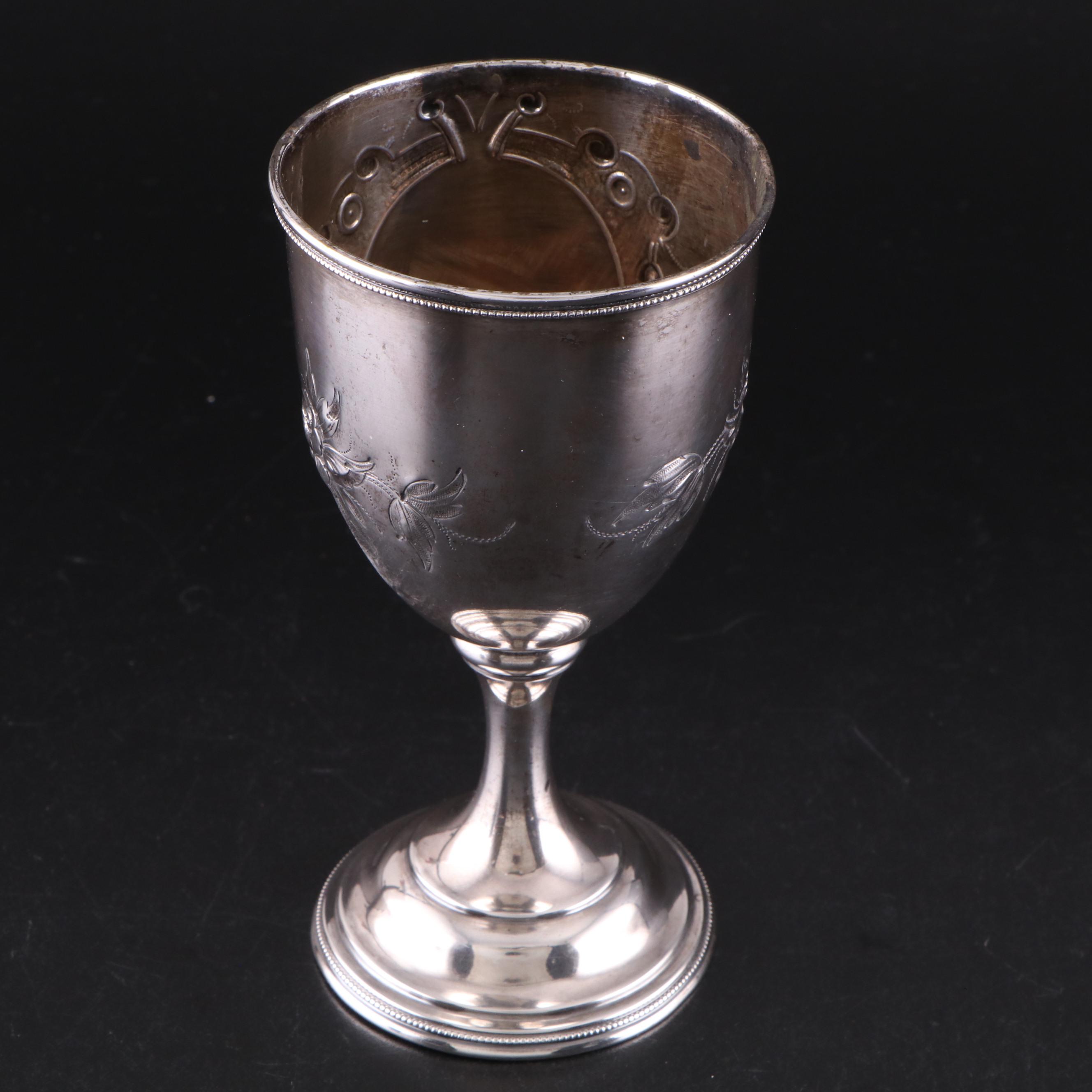 Fisher Sterling Silver Toothpick Holders with Coin Silver Tableware