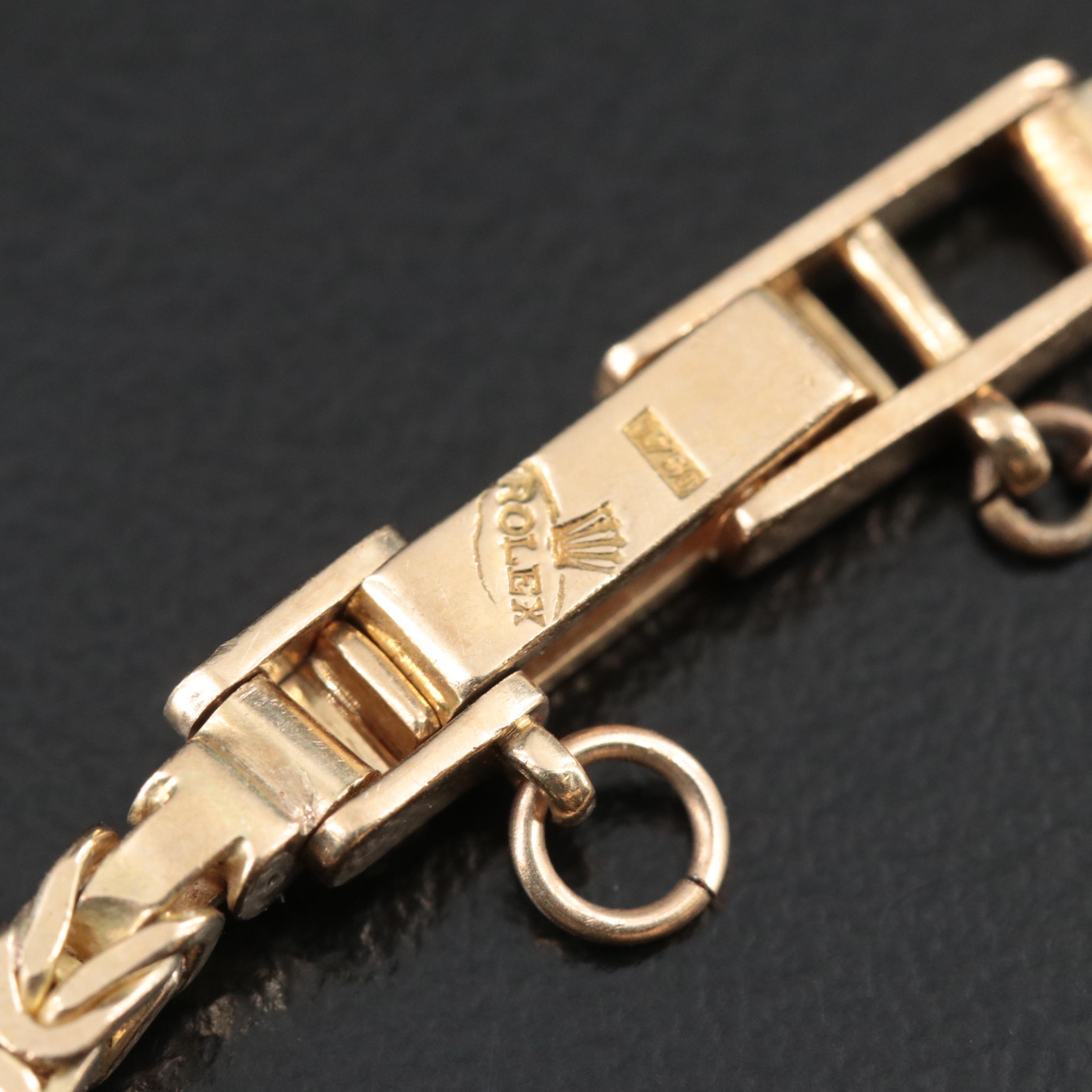 18K Vintage Tudor Diamond Manual Wind Watch