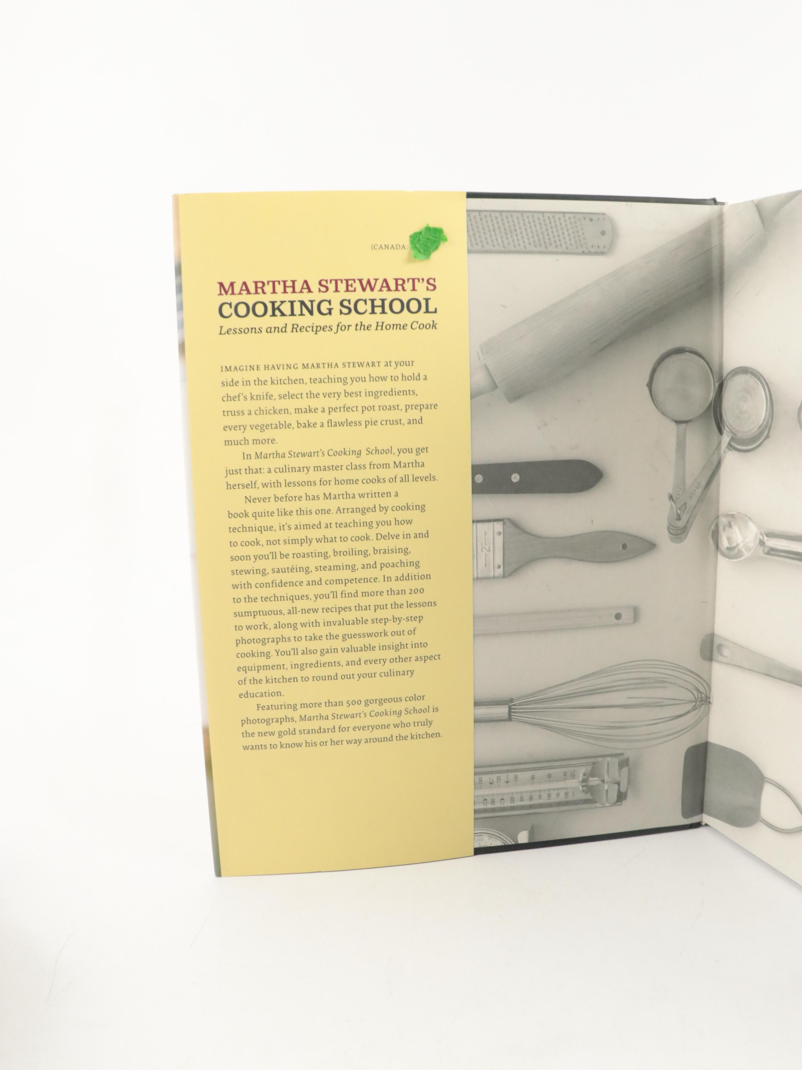 First Edition "The Martha Stewart Cookbook" with Others by Martha Stewart