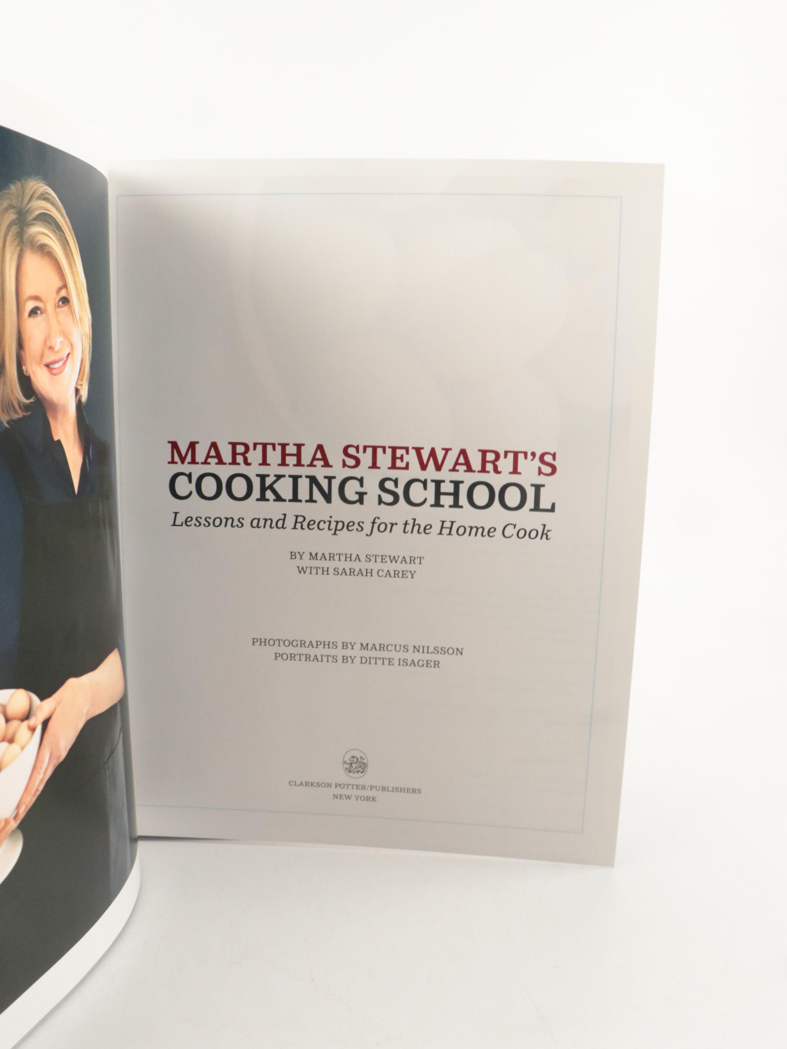 First Edition "The Martha Stewart Cookbook" with Others by Martha Stewart