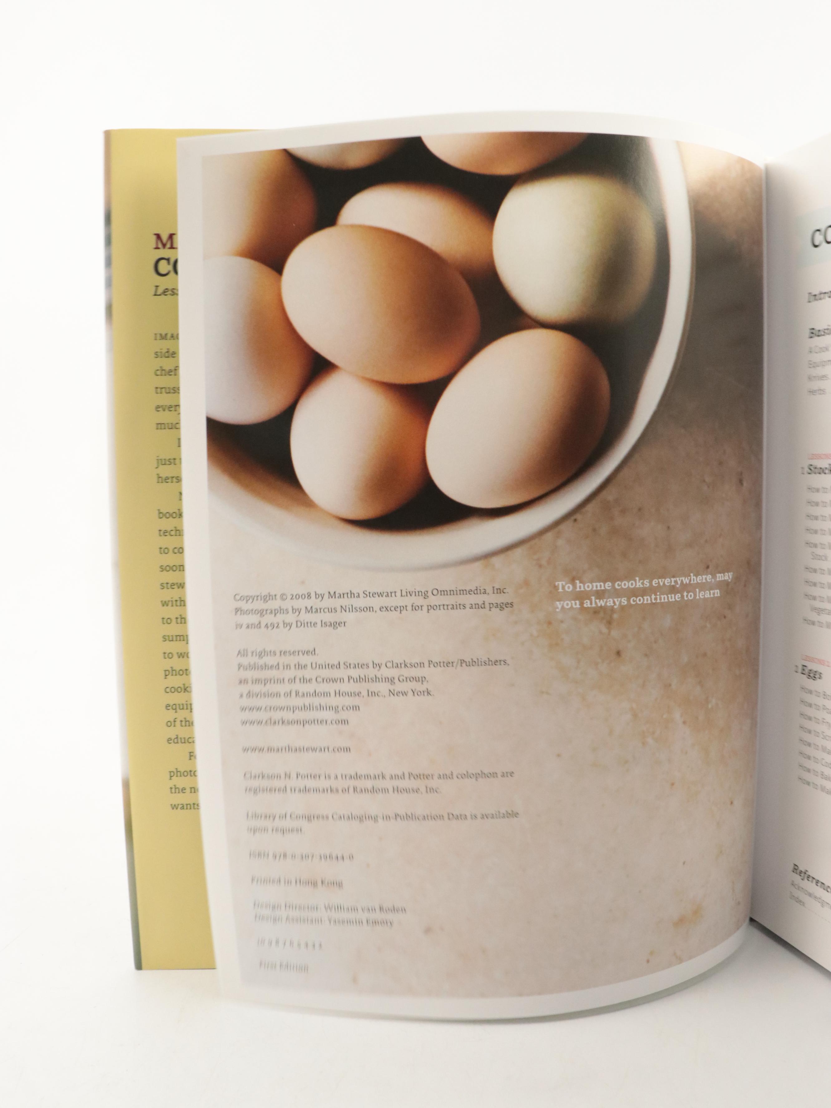 First Edition "The Martha Stewart Cookbook" with Others by Martha Stewart