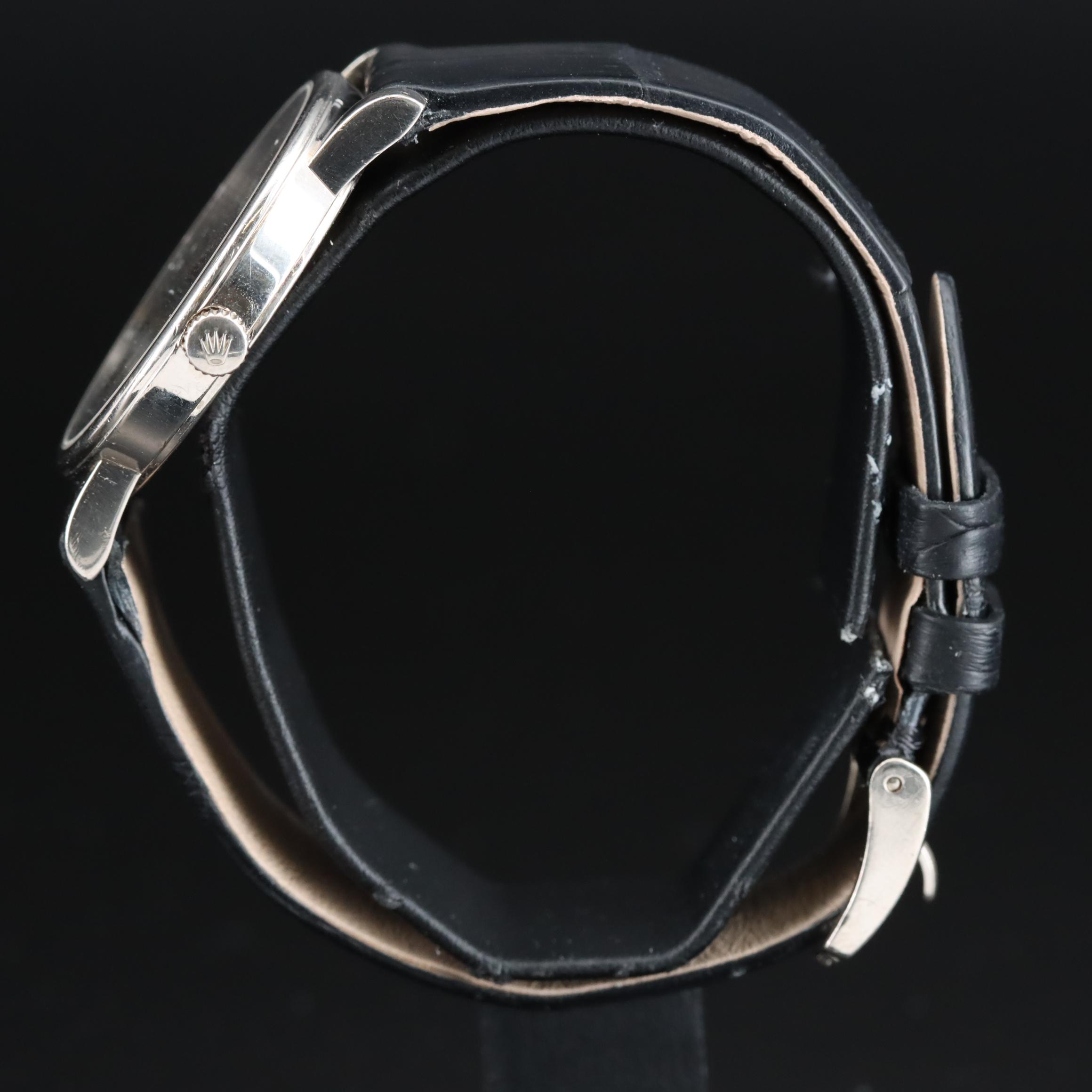 18K 2005 Rolex Cellini with Slate Roman Numeral Dial