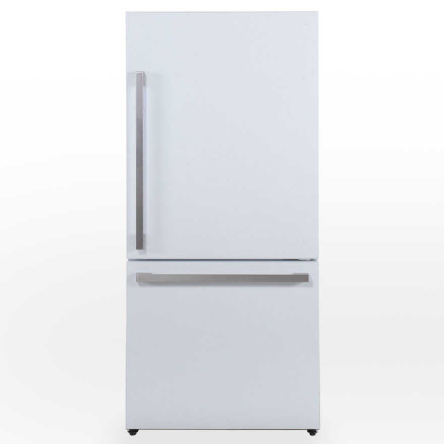 Hisense White 17.2 Cu. Ft. Counter-Depth Bottom-Freezer Refrigerator