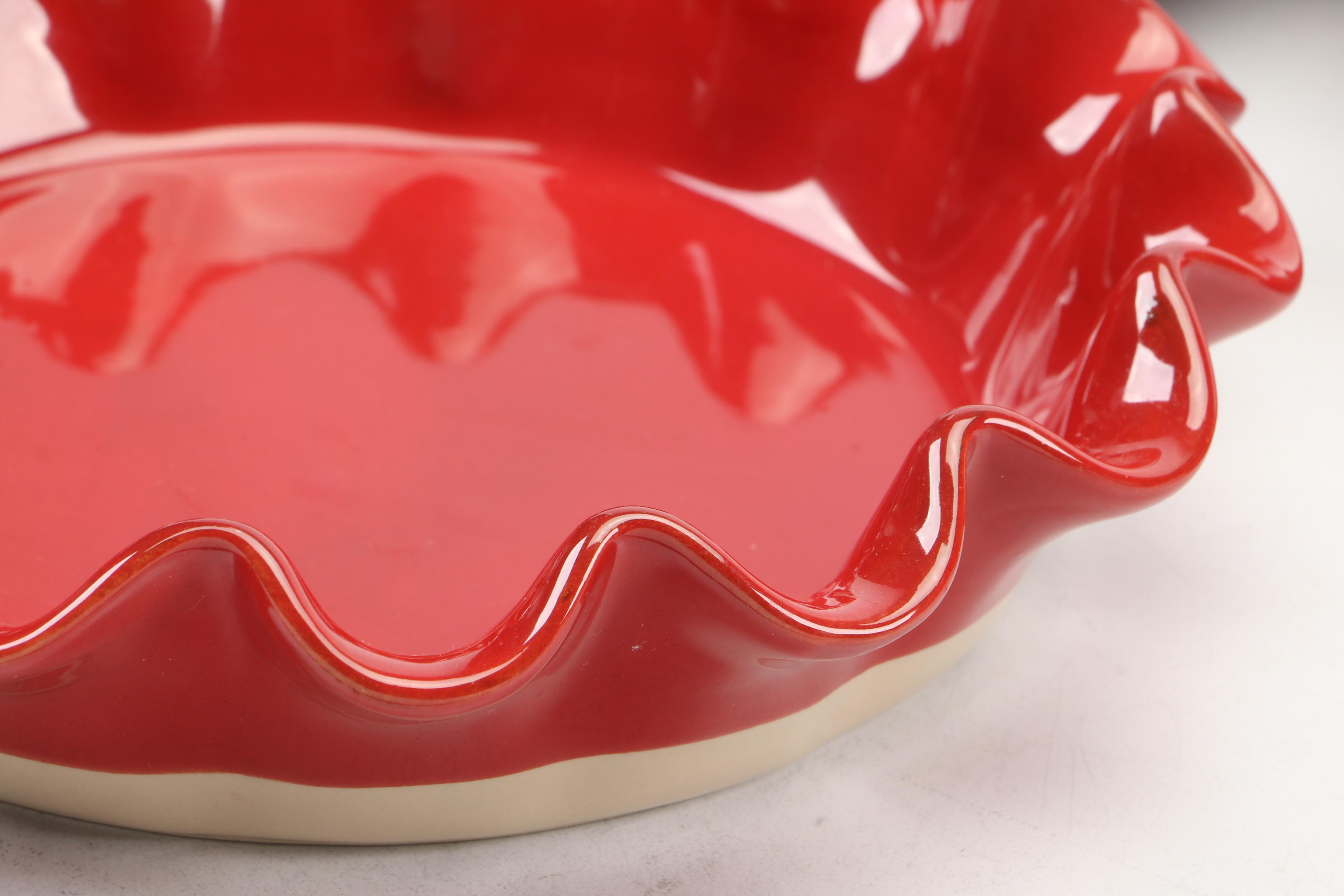 Emile Henry Ceramic Pie Dish and Loaf Bread Baker with More Bakeware