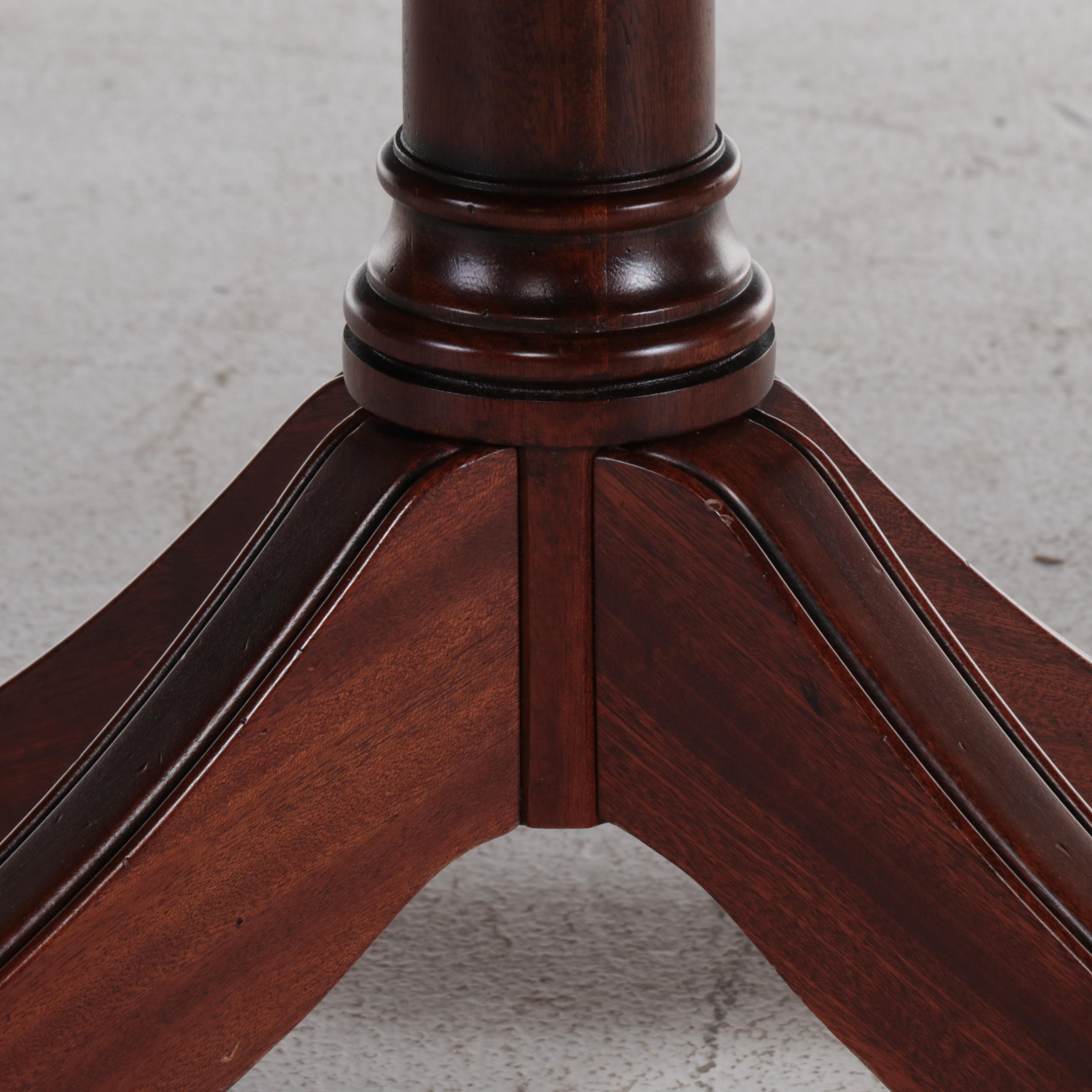 Ethan Allen "Newport" Flame Mahogany and Crossbanded Coffee Table