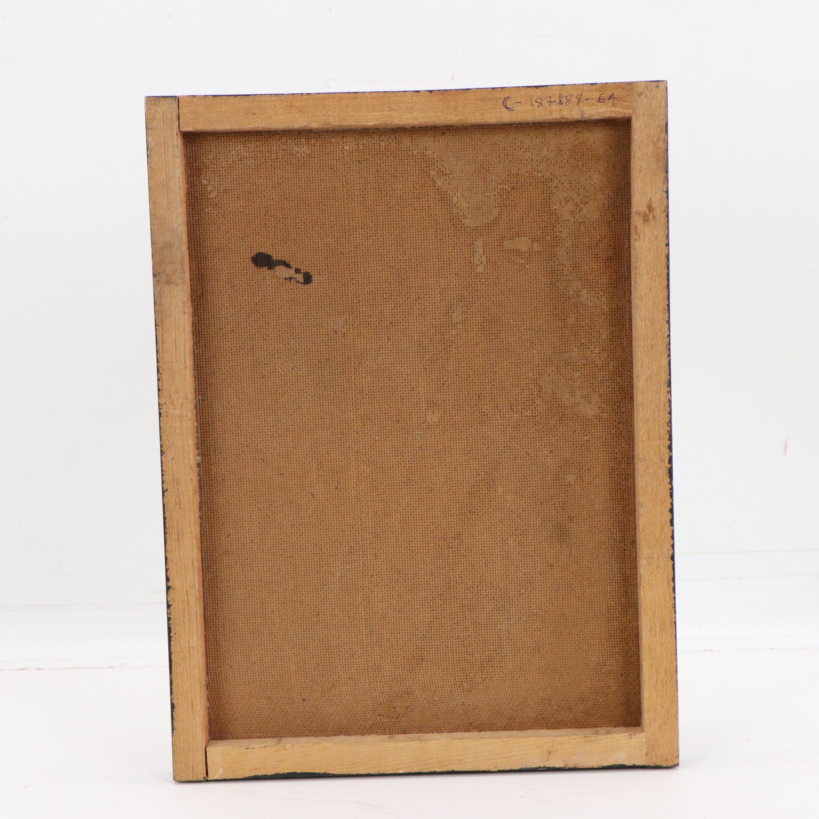 Arturo Alcala Folk Art Oil Painting "Toucans Under the Moon"