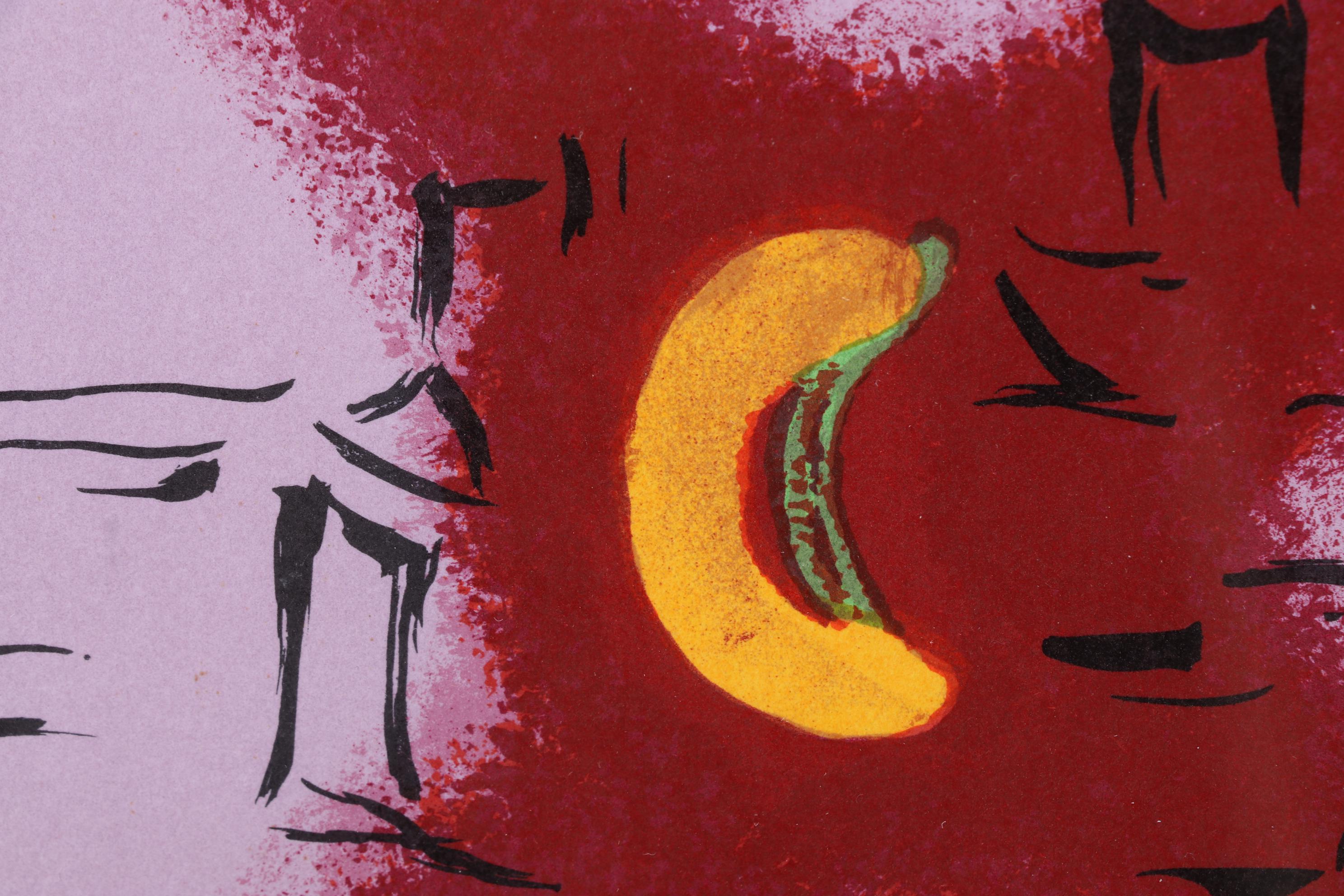 Marc Chagall Color Lithograph From "The Lithographs of Chagall Vol II," 1963