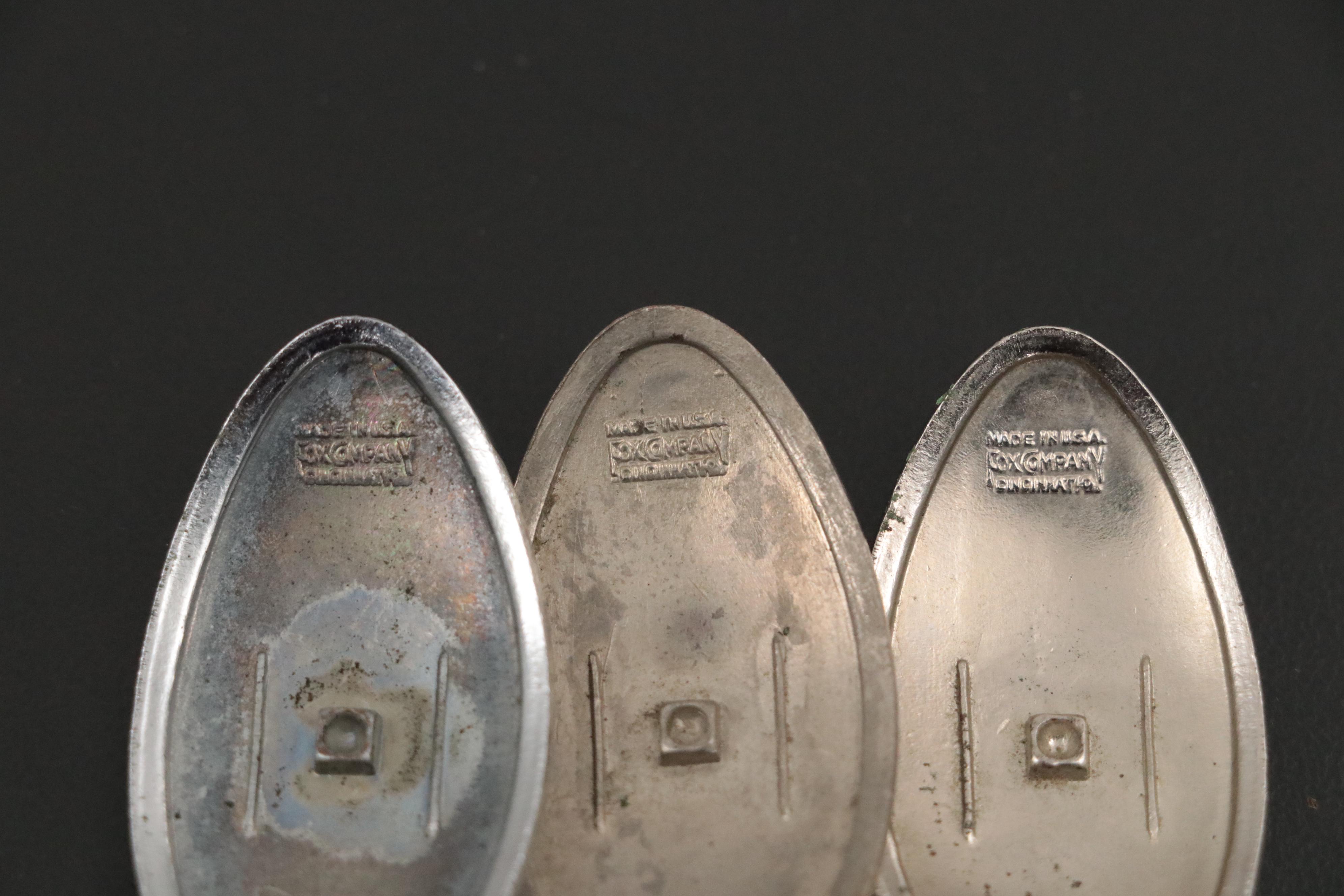 Ford, Chevrolet Corvette, Plymouth Valiant Metal Automotive Emblems