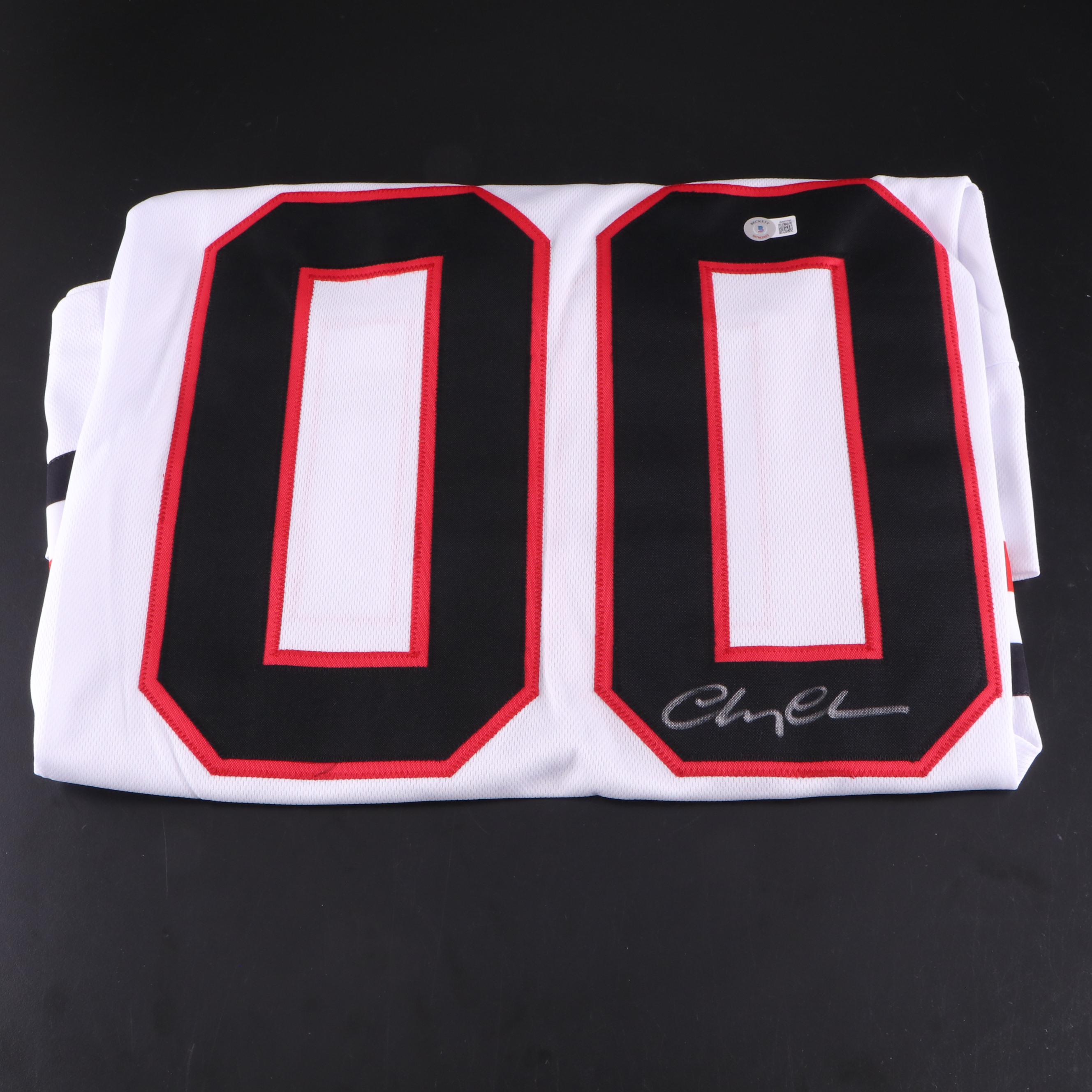 Chevy Chase Signed "Christmas Vacation" Clark Griswold Hockey Jersey