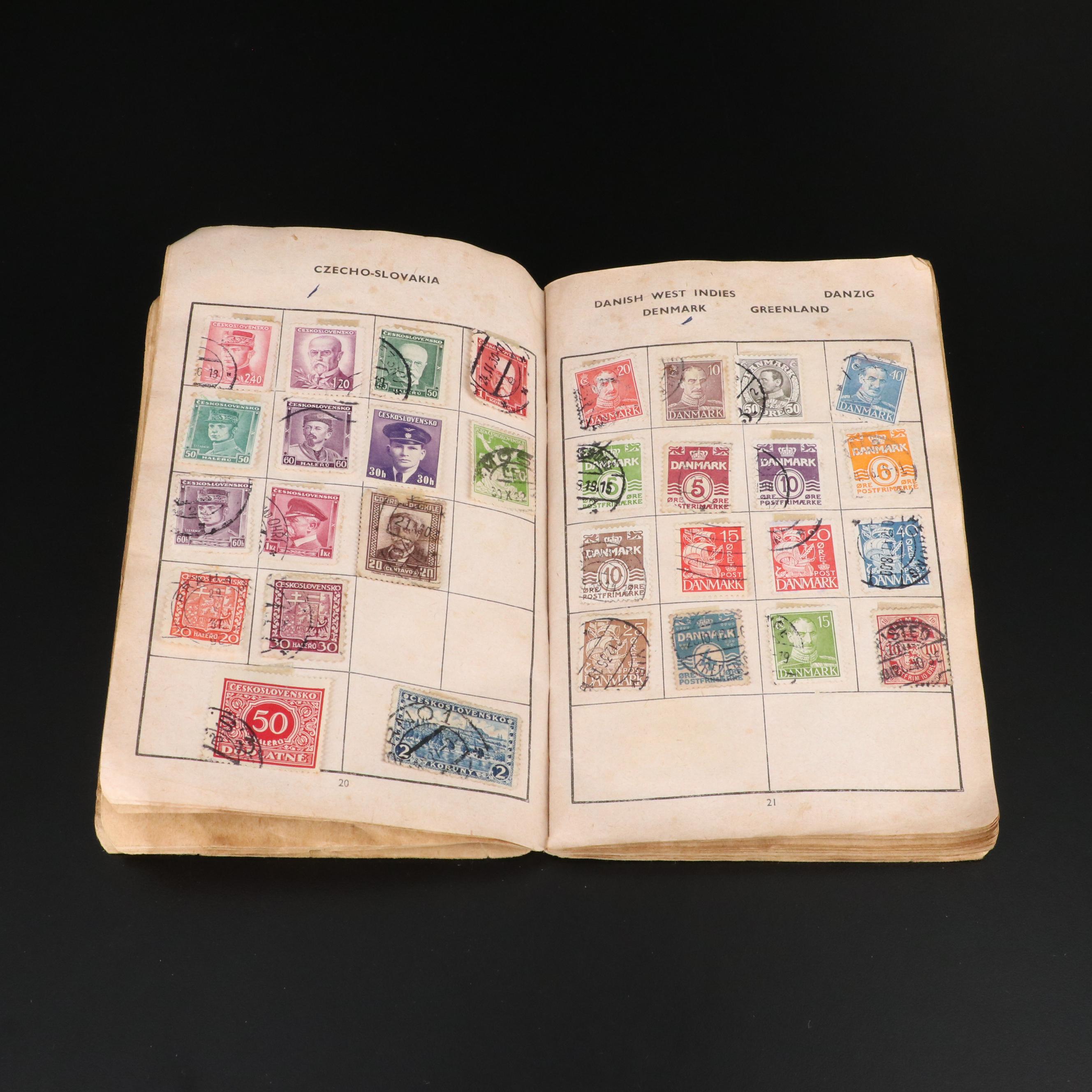 Collection of 175 Envelopes With Cancelled Mostly U.S. Stamps