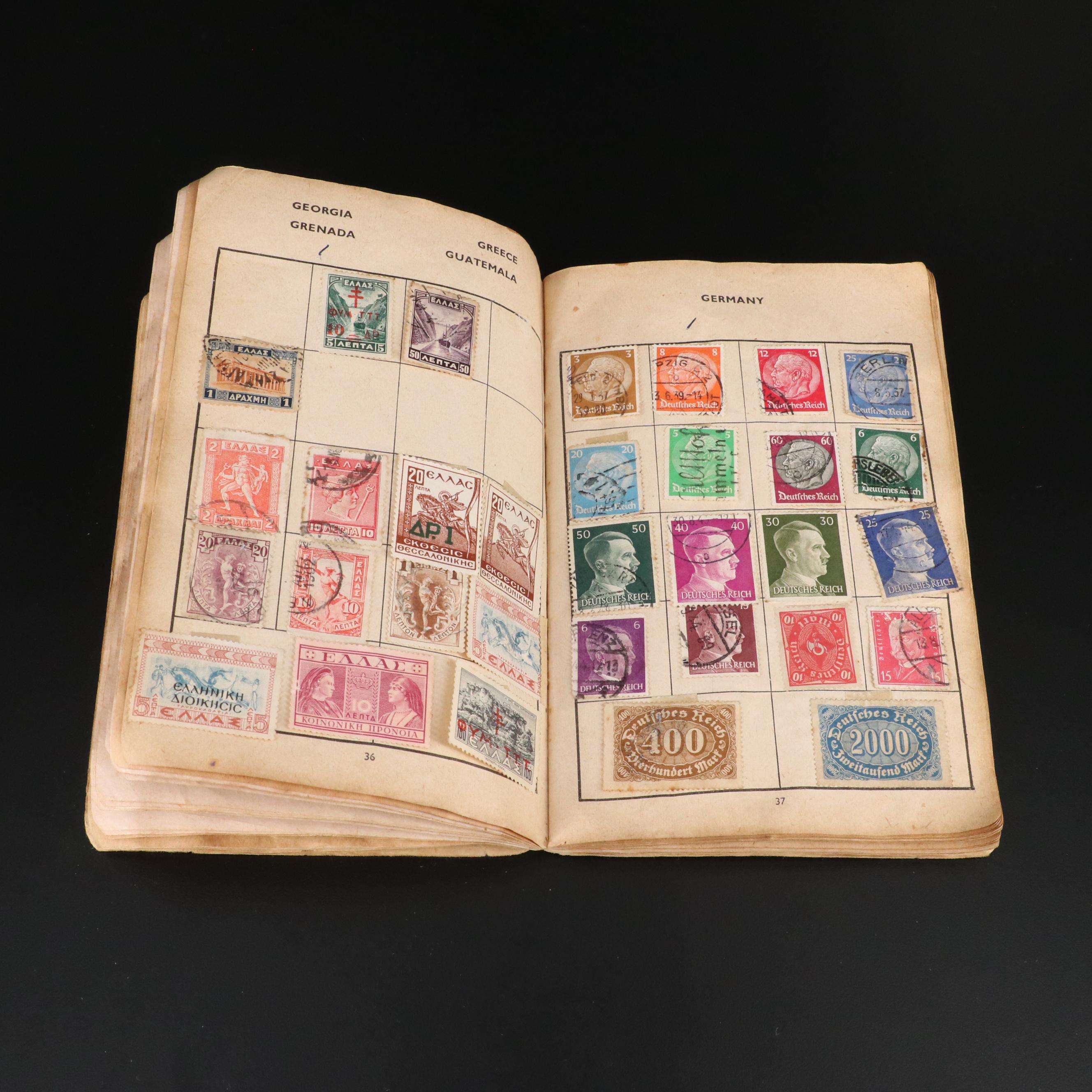 Collection of 175 Envelopes With Cancelled Mostly U.S. Stamps