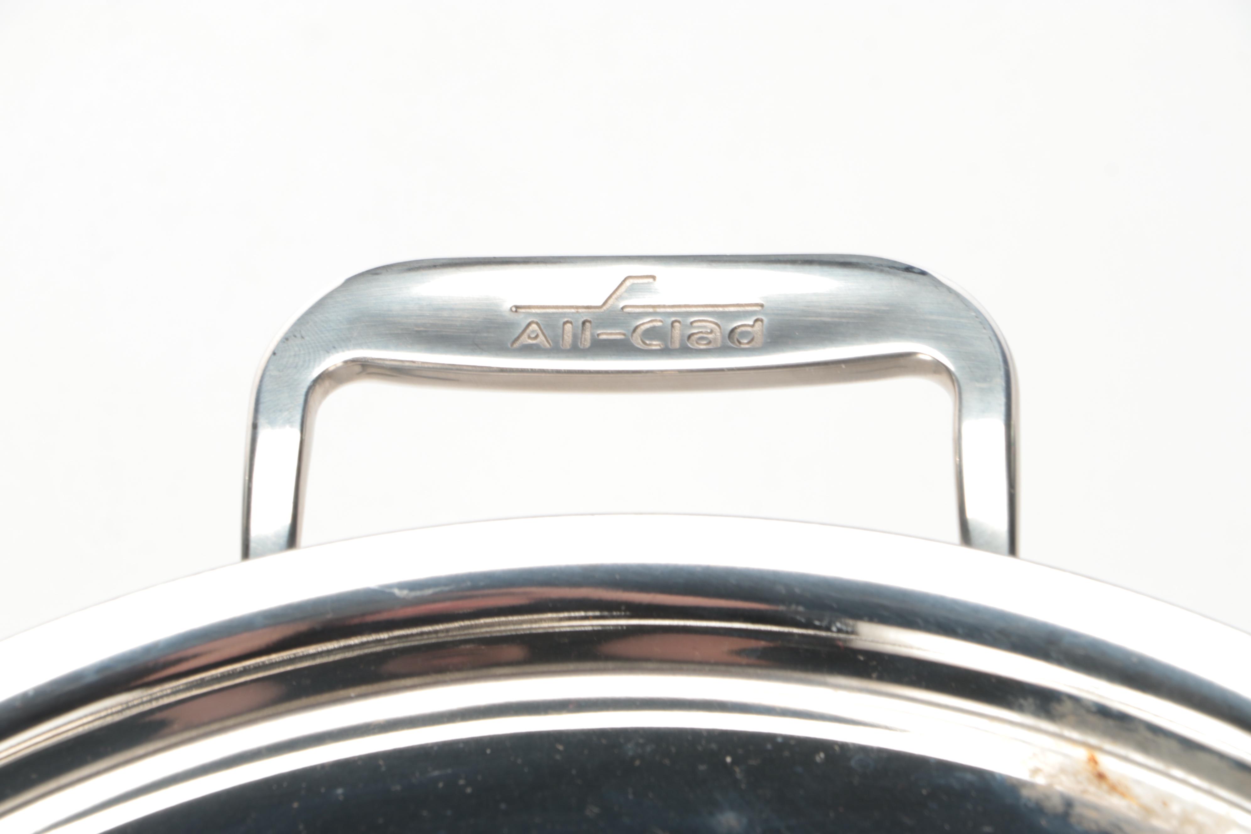 All-Clad Pots and Pans with Asparagus and Other Steamer Inserts