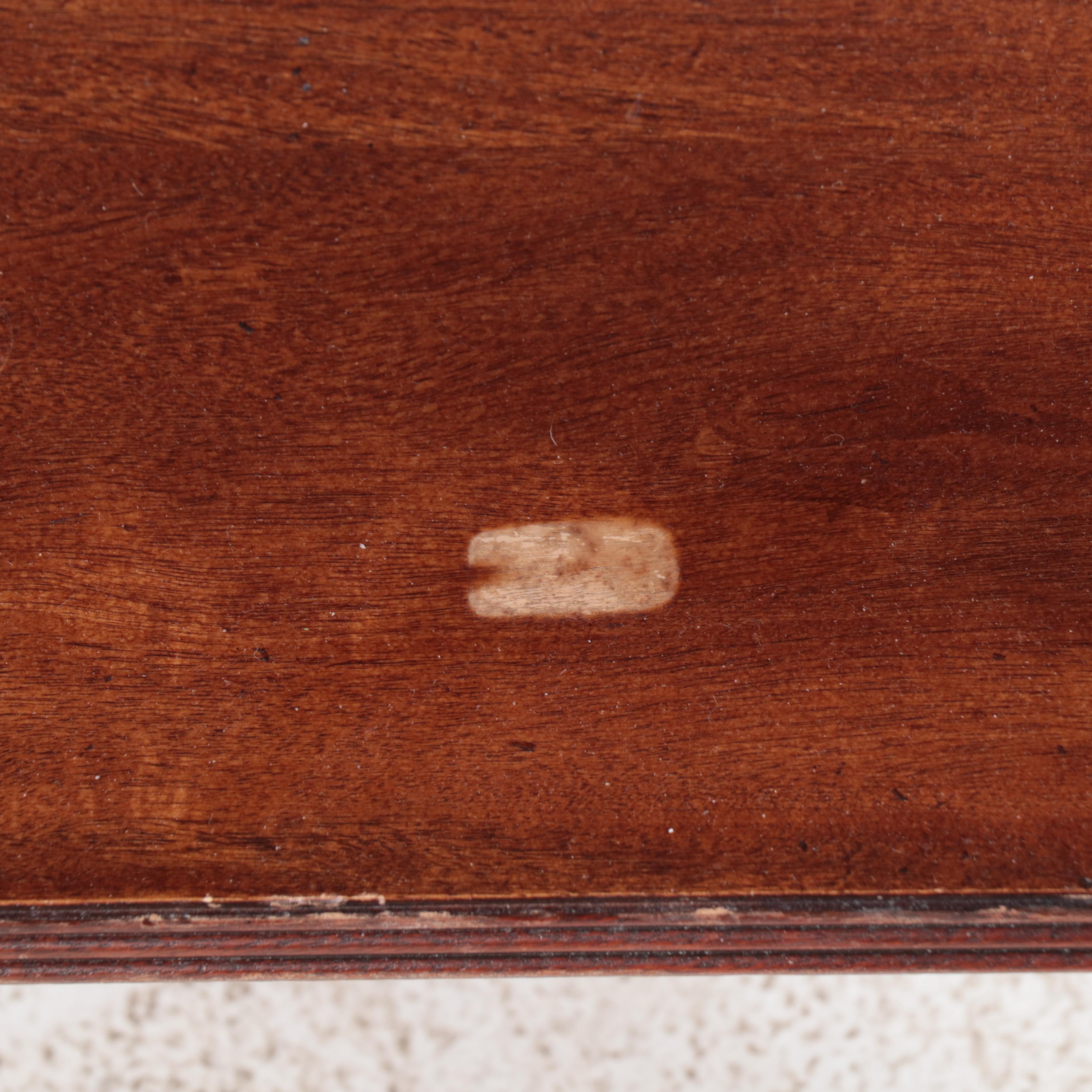 Pair of Ethan Allen "Newport" Federal Style Mahogany Two-Drawer Nightstands