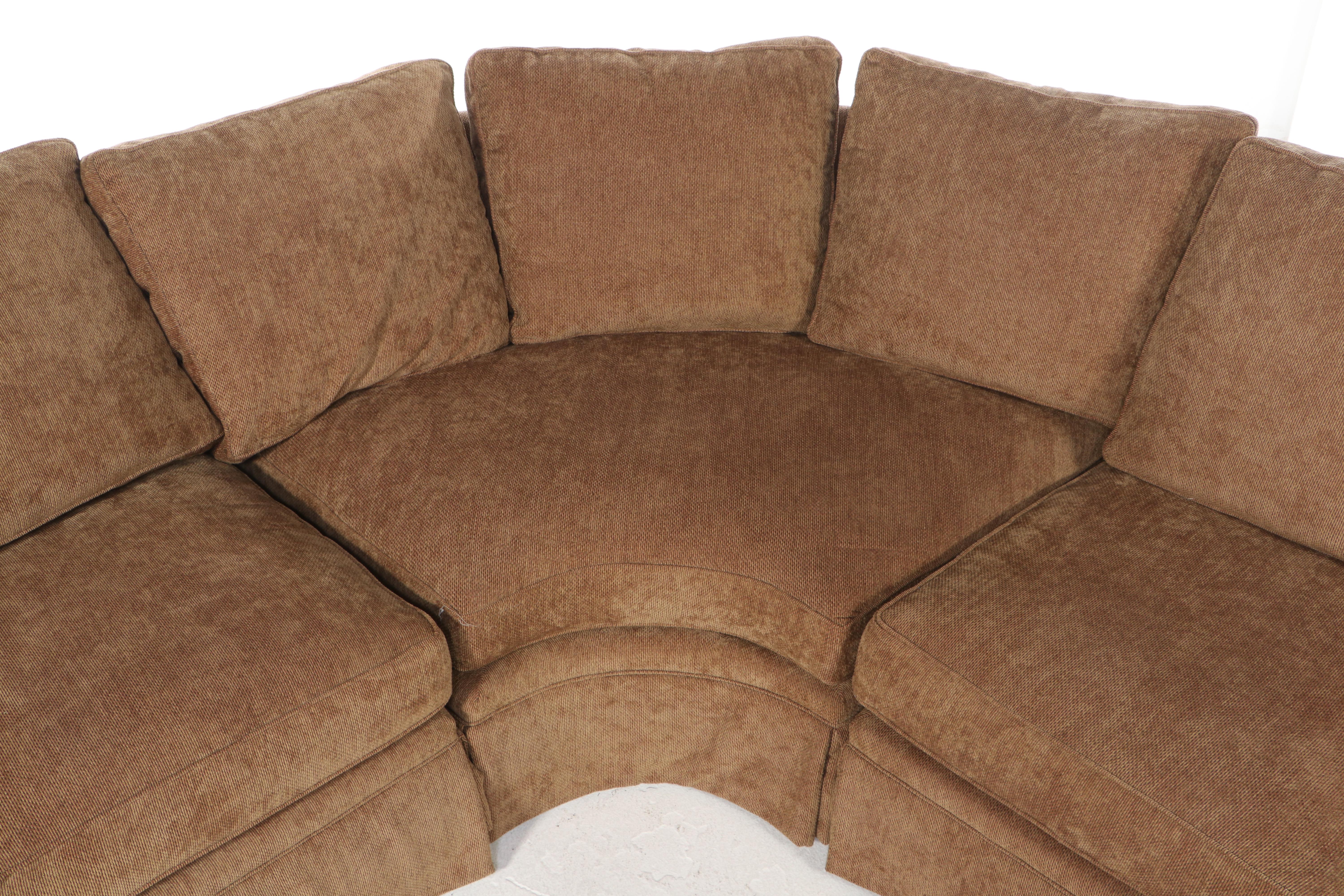 Three-Piece Henredon Custom-Upholstered Sectional Sofa