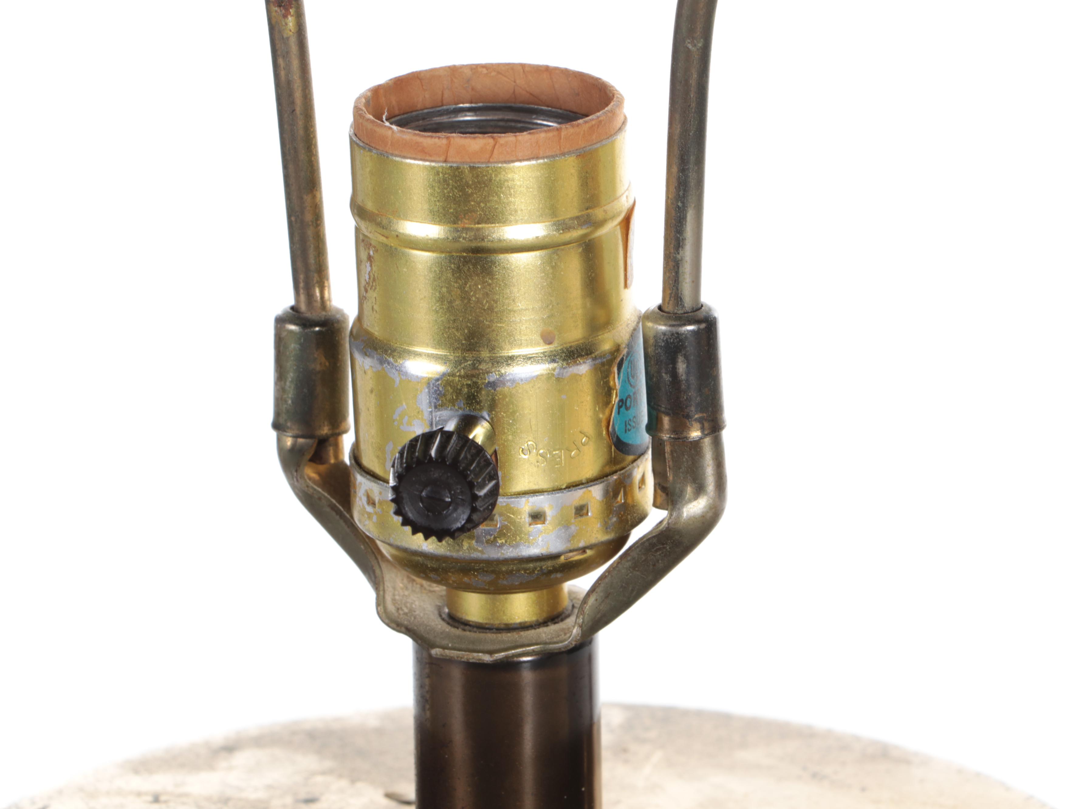 Hand-Painted Ceramic Table Lamps, Vintage