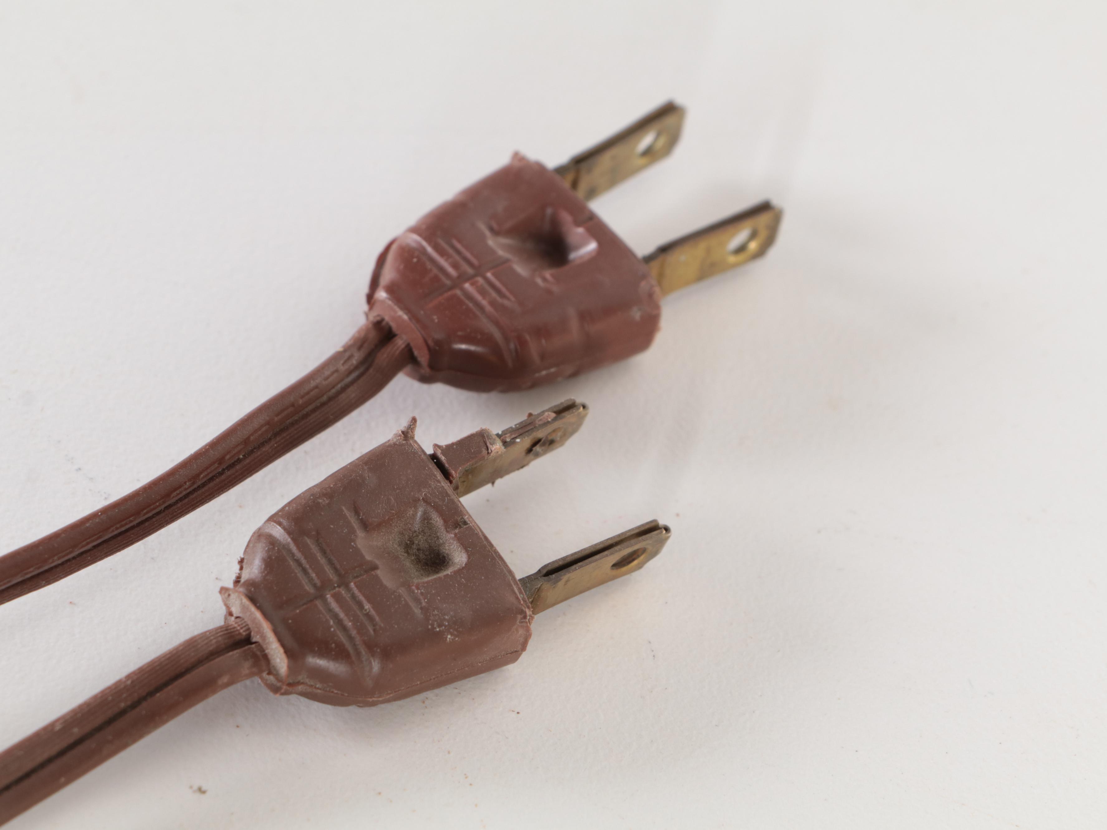 Hand-Painted Ceramic Table Lamps, Vintage