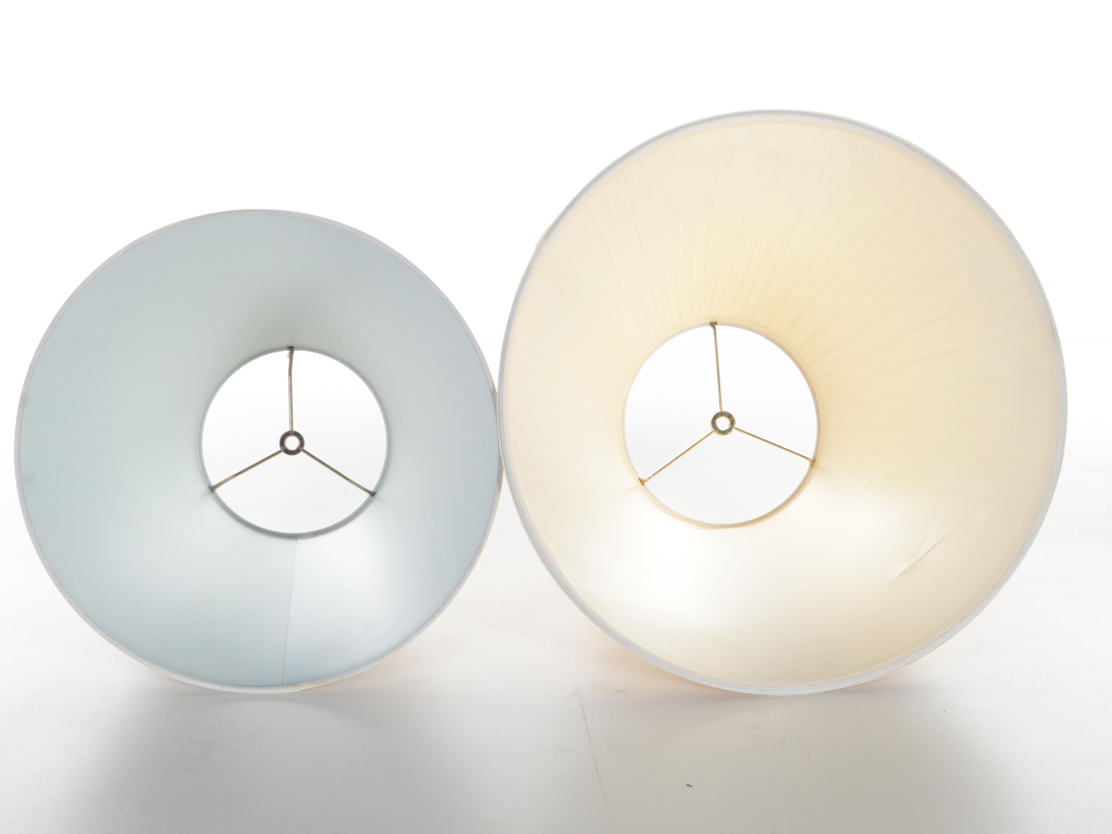 Hand-Painted Ceramic Table Lamps, Vintage