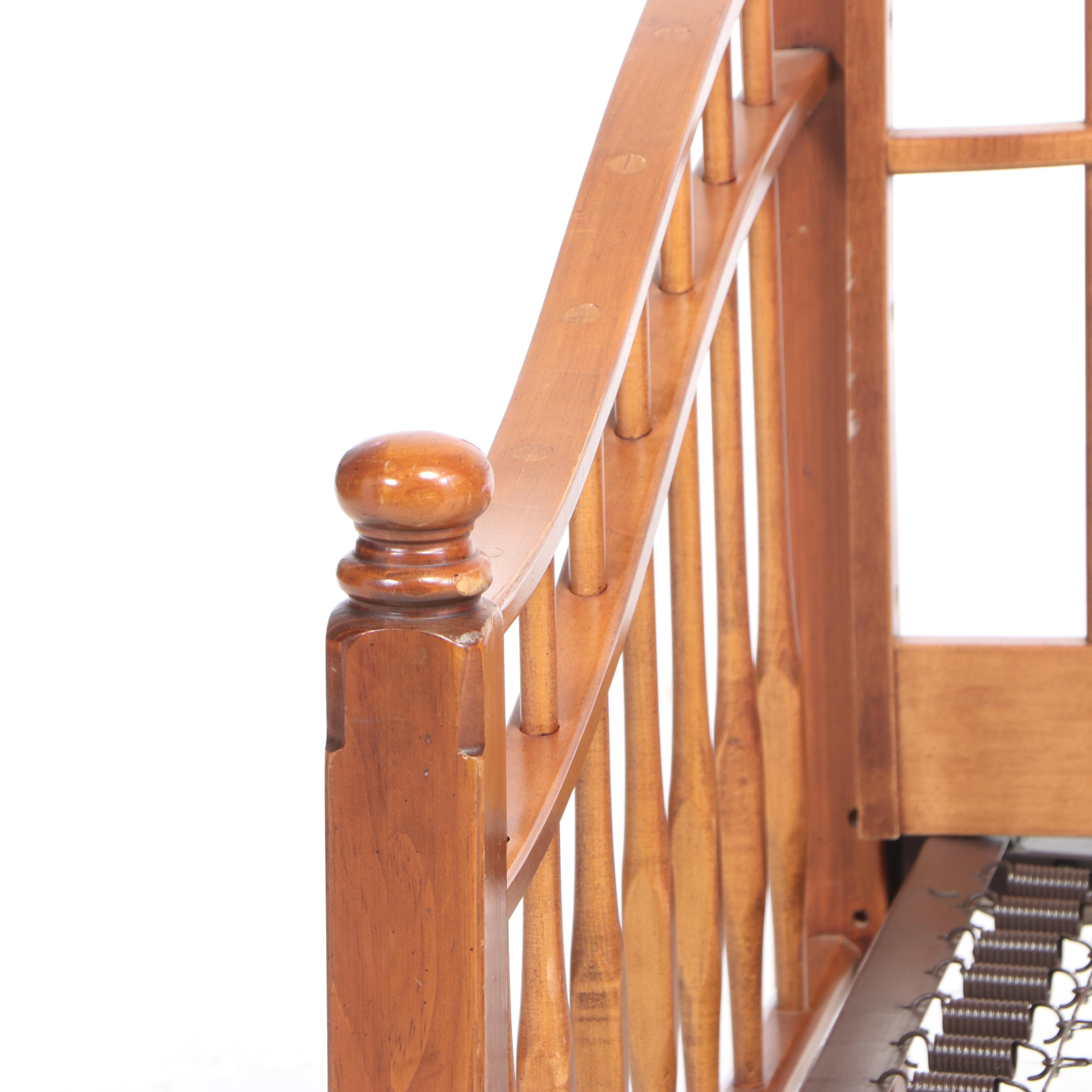 Ethan Allen Twin Size Day Bed with Trundle, Late 20th Century