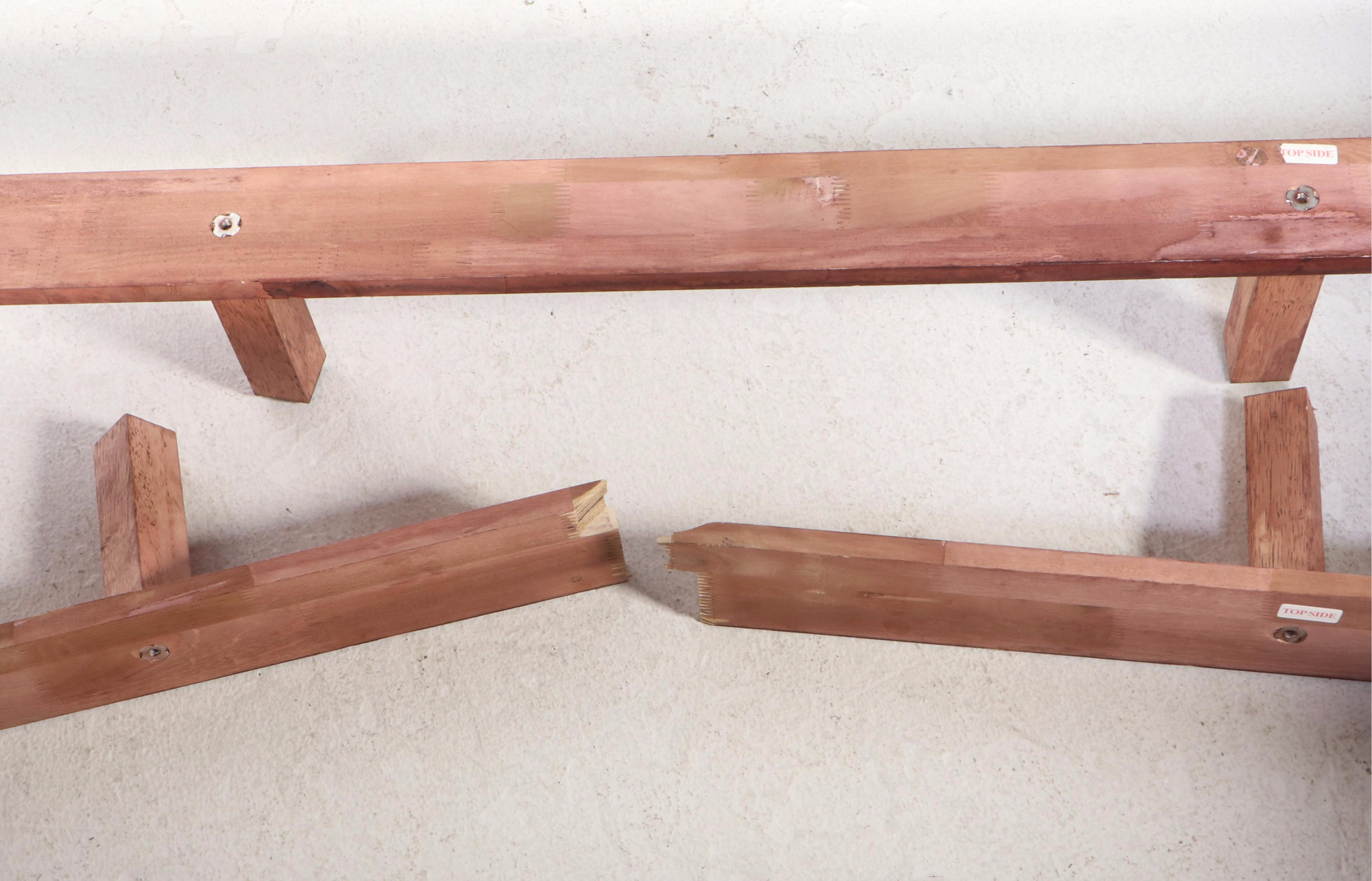 Lacquer Craft Mfg. Co. Louis Philippe Style King Size Sleigh Bed Frame