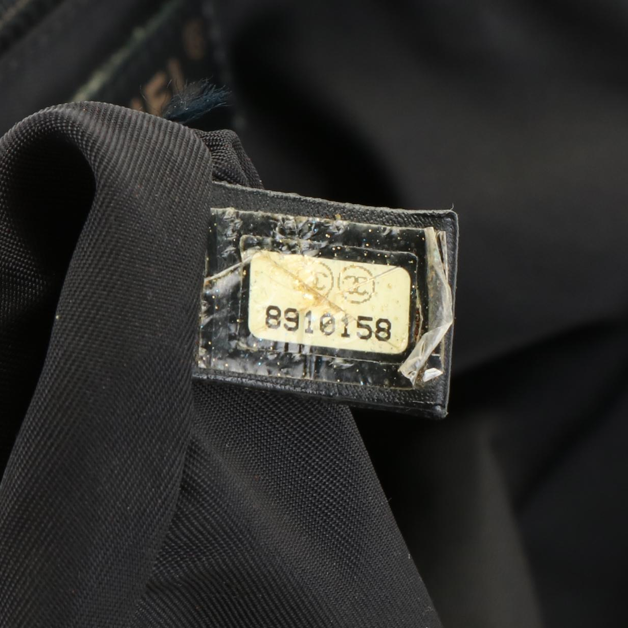 Chanel Travel Line Black Nylon Tote Bag