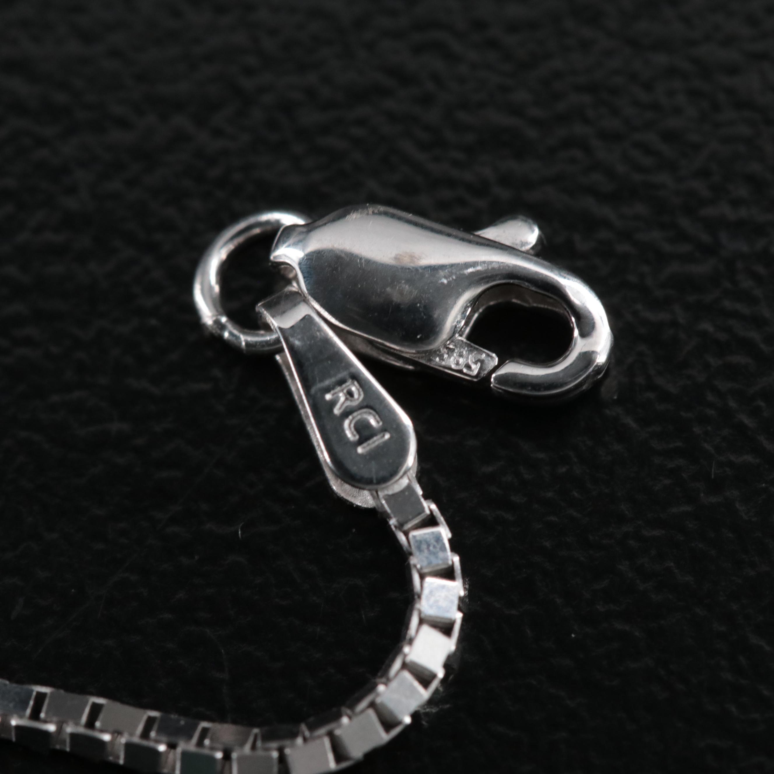 14K Box Chain Extender