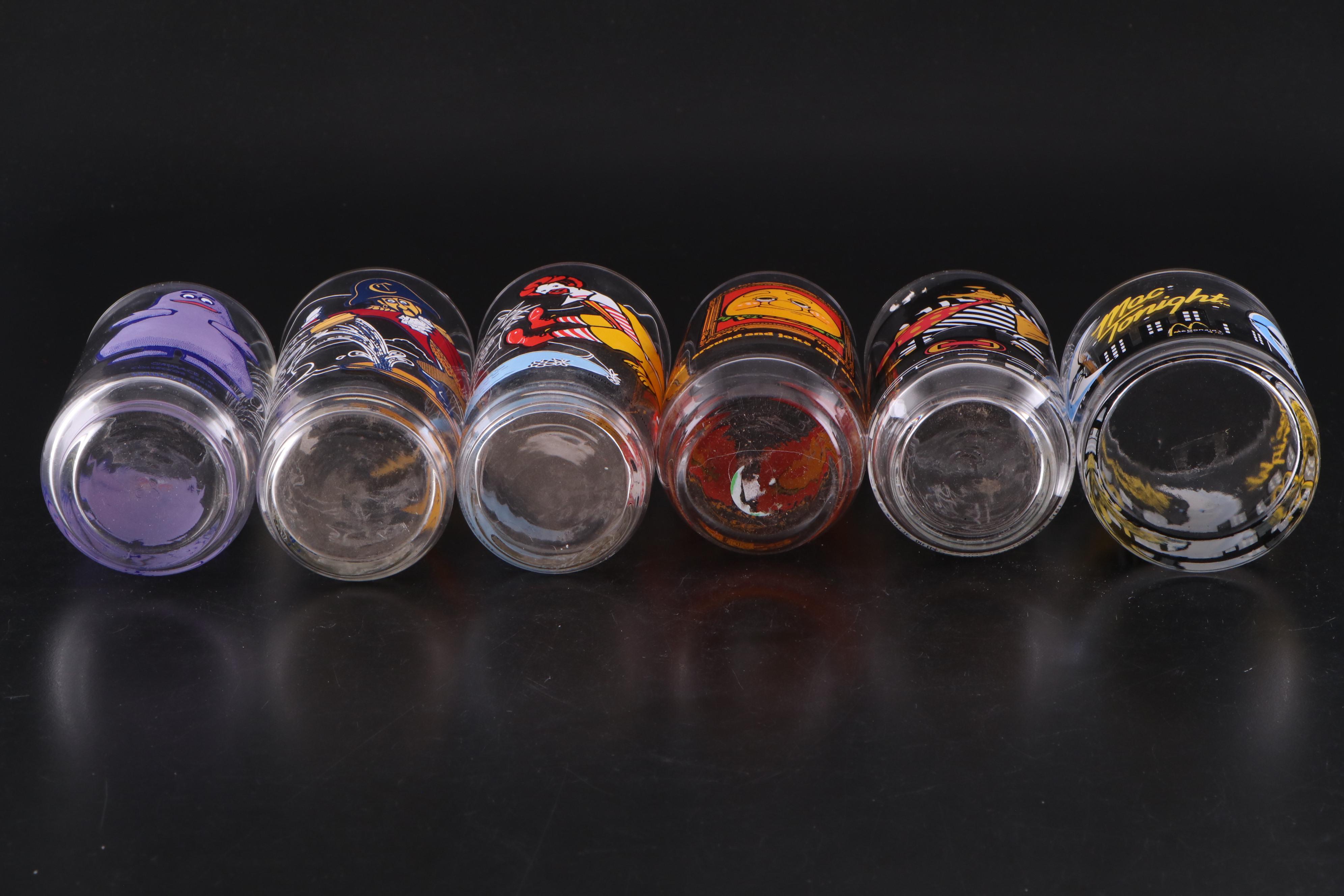 Burger King, McDonald's, and Disney Themed Glassware, Late 20th C.